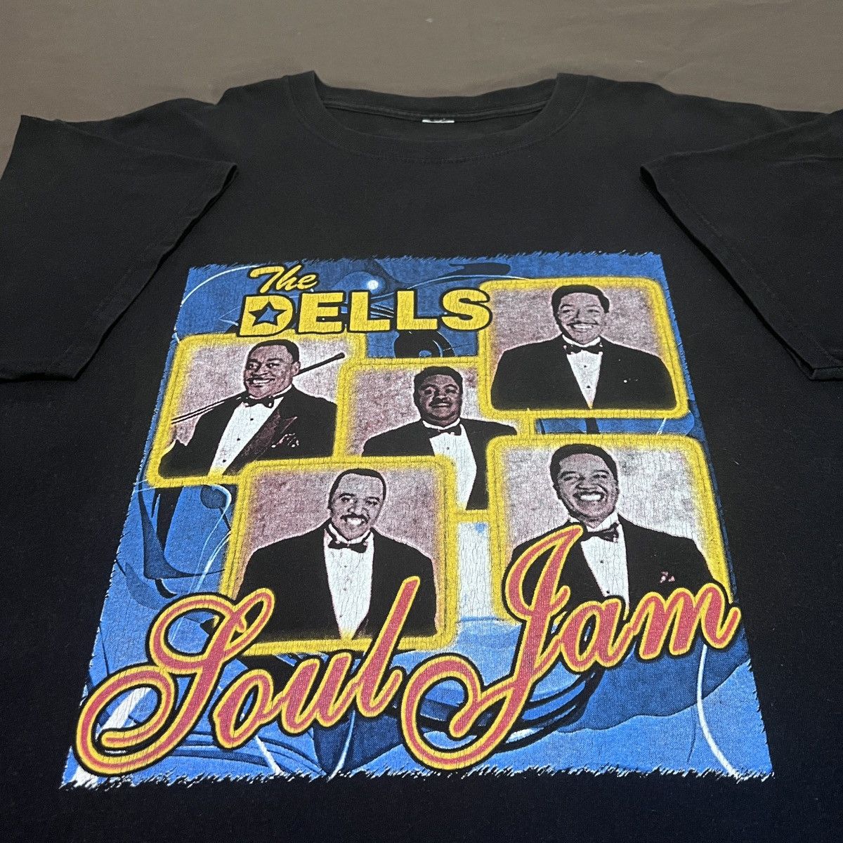 Band Tees × Vintage Vintage Y2K The Dells Soul Jam Tee 2XL R&B The Manhattans Size US XXL / EU 58 / 5 - 1 Thumbnail