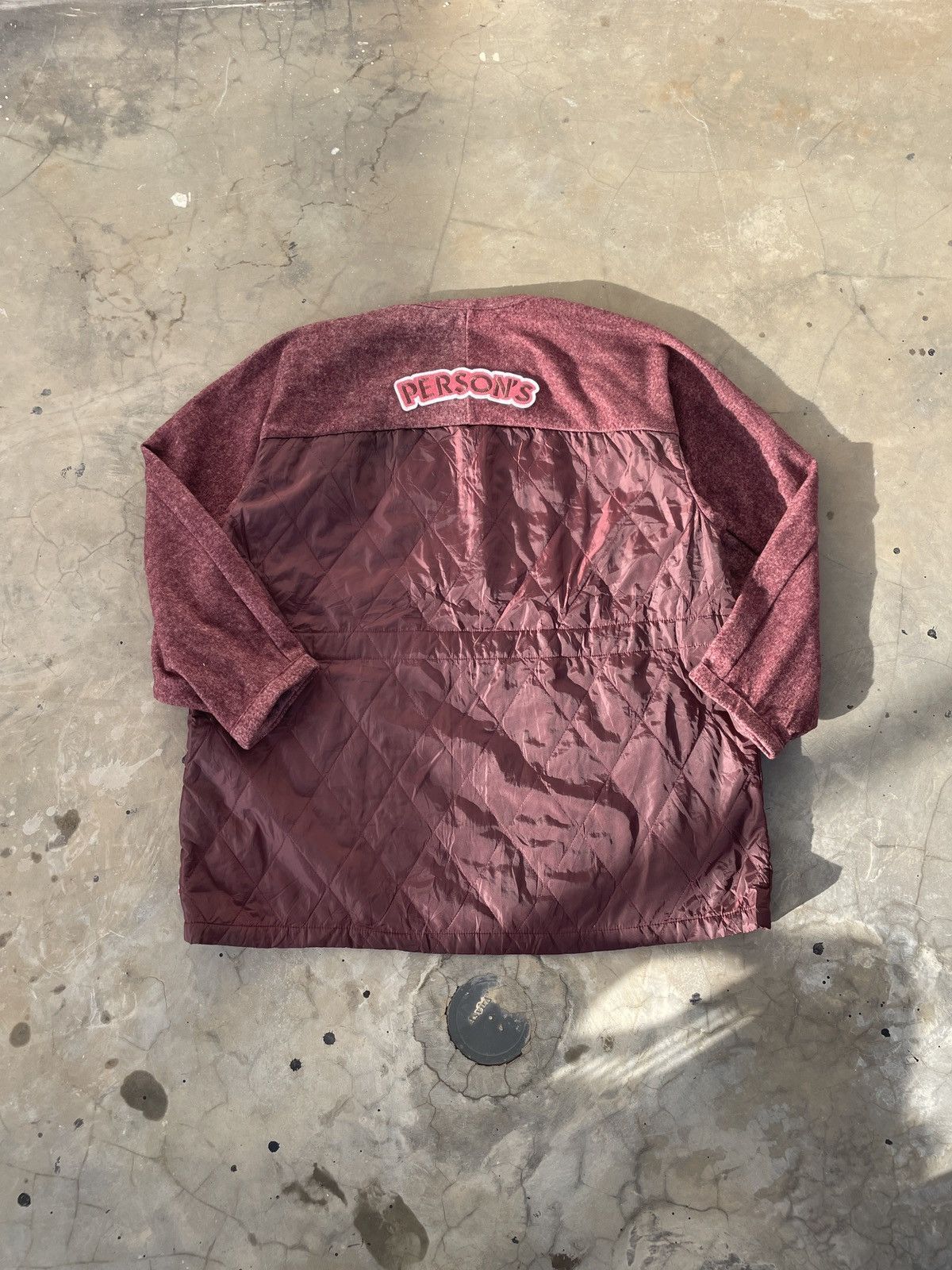 PERSON'S Japanese Brand Person’s Quilting Fleece Jacket Vintage Size M / US 6-8 / IT 42-44 - 13 Thumbnail