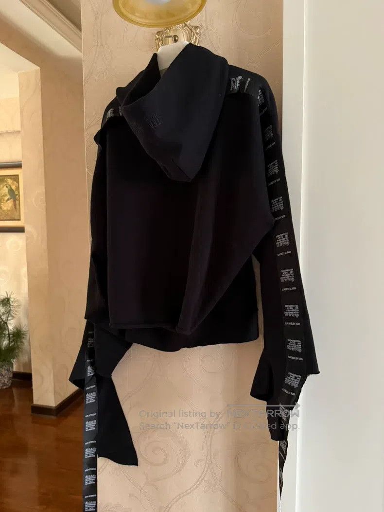 Vetements Vetements Sleeve Tag Ribbon Hooded Sweatshirt Size US XS / EU 42 / 0 - 3 Thumbnail
