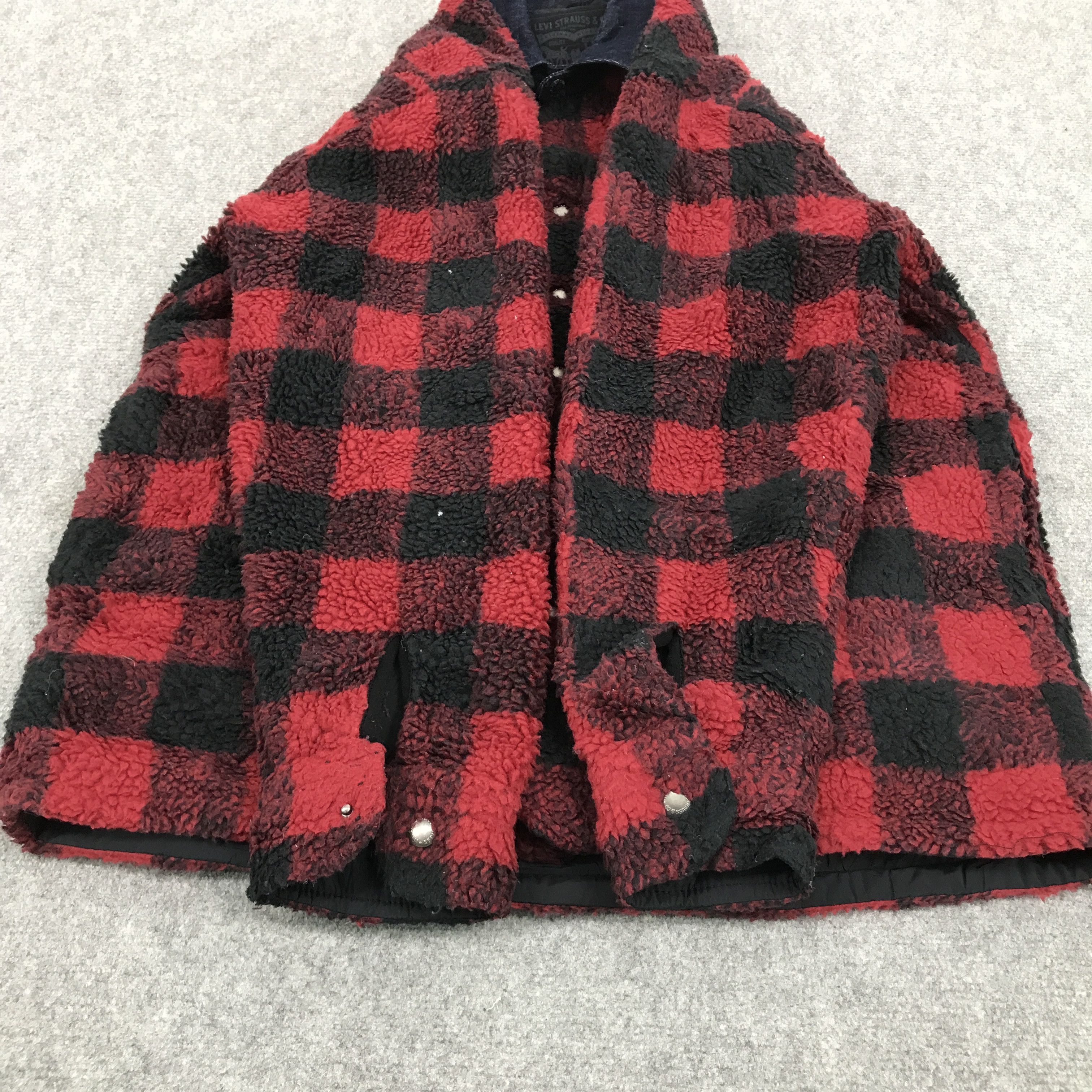 Japanese Brand × Levi's × Levi's Vintage Clothing LEVIS SHERPA SNAP BUTTON FLANNEL DESIGN JACKET Size US L / EU 52-54 / 3 - 3 Thumbnail
