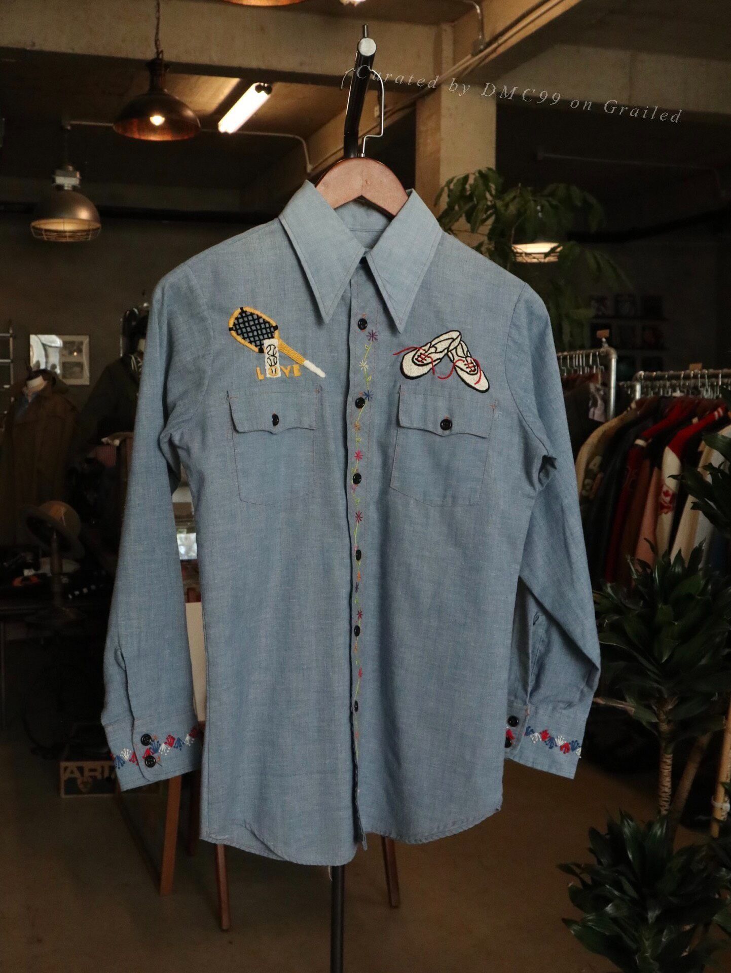 Vintage JC Penny 1970s Embroidered Shirt Size US M / EU 48-50 / 2 - 1 Thumbnail