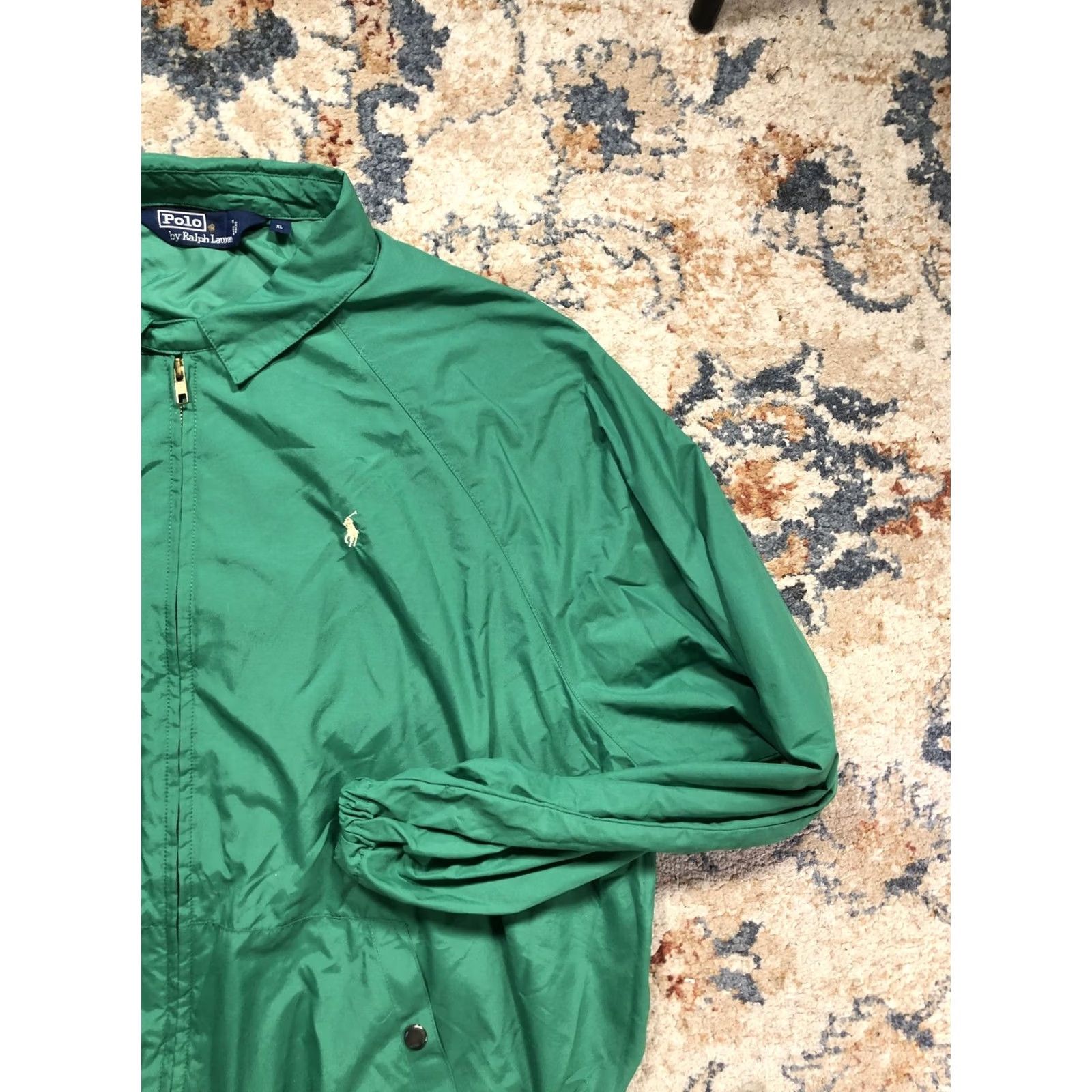Polo Ralph Lauren Polo Ralph Lauren Jacket Mens XL Green Nylon Windbreaker Full Zip Lightweight Size US XL / EU 56 / 4 - 4 Thumbnail