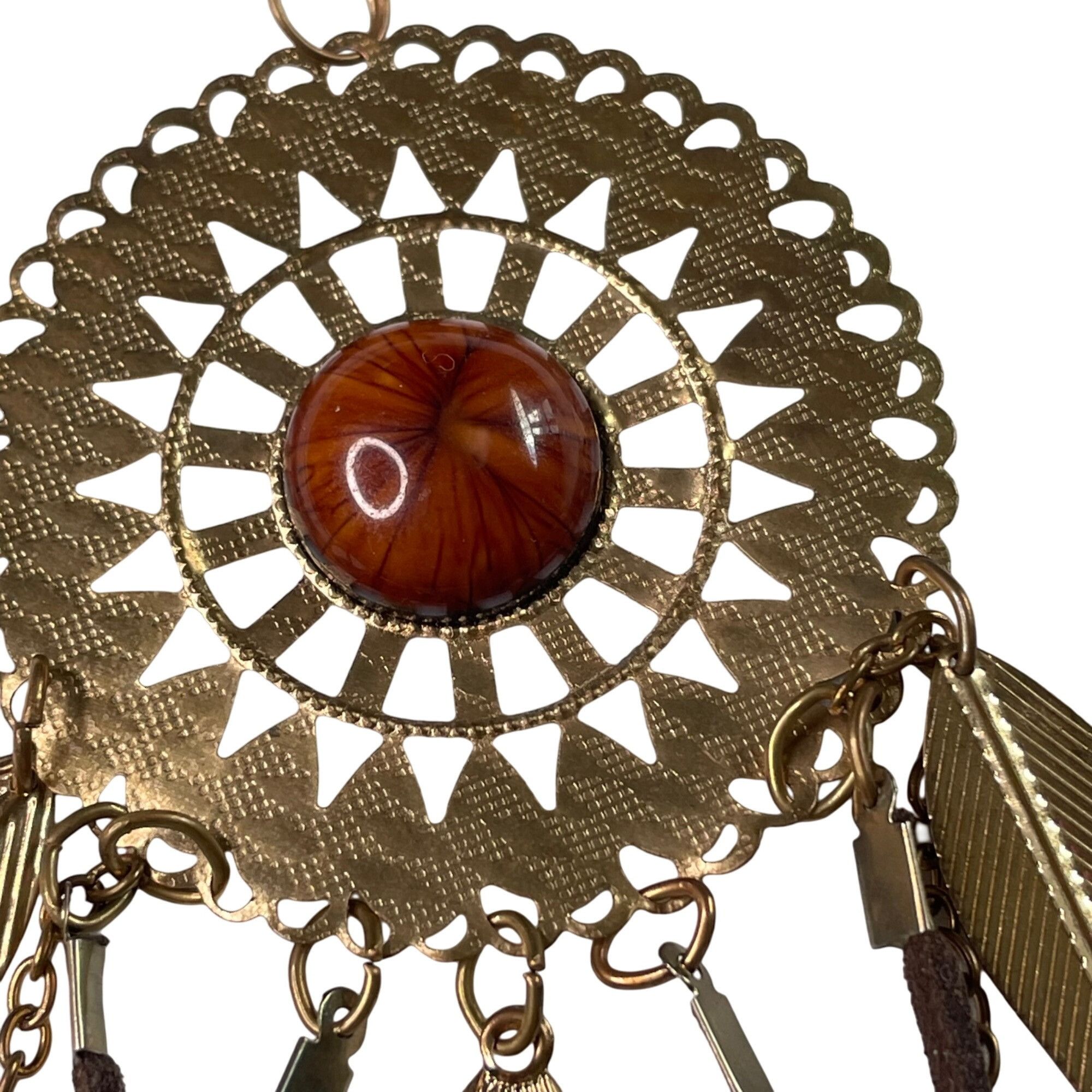 Other Sun Catcher Statement Necklace Boho Chic Dream Catcher Tasse Size ONE SIZE - 3 Thumbnail