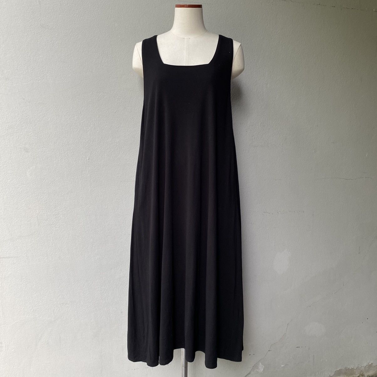 Yohji Yamamoto Yohji yamamoto Black Sleeveless Maxi Dress Size M / US 6-8 / IT 42-44 - 11 Thumbnail