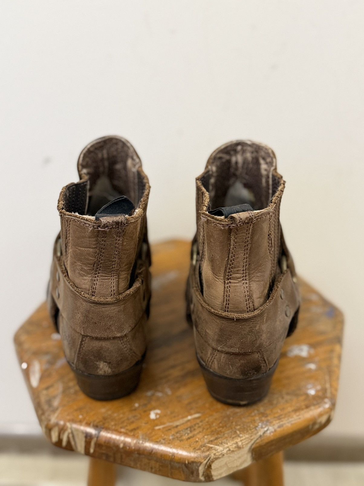 Guidi Vintage 90s Guidi Vibe Ankle-Zip Boots Hedi Slimane boots Size US 7 / EU 40 - 8 Thumbnail