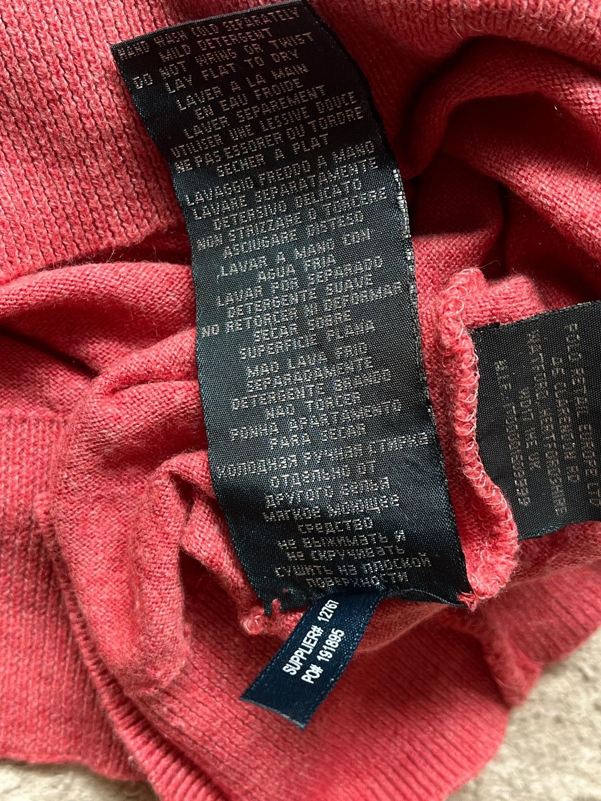 Polo Ralph Lauren Polo Ralph Lauren Sz XL Sweater V-Neck Rose Small Pony Size US XL / EU 56 / 4 - 9 Thumbnail