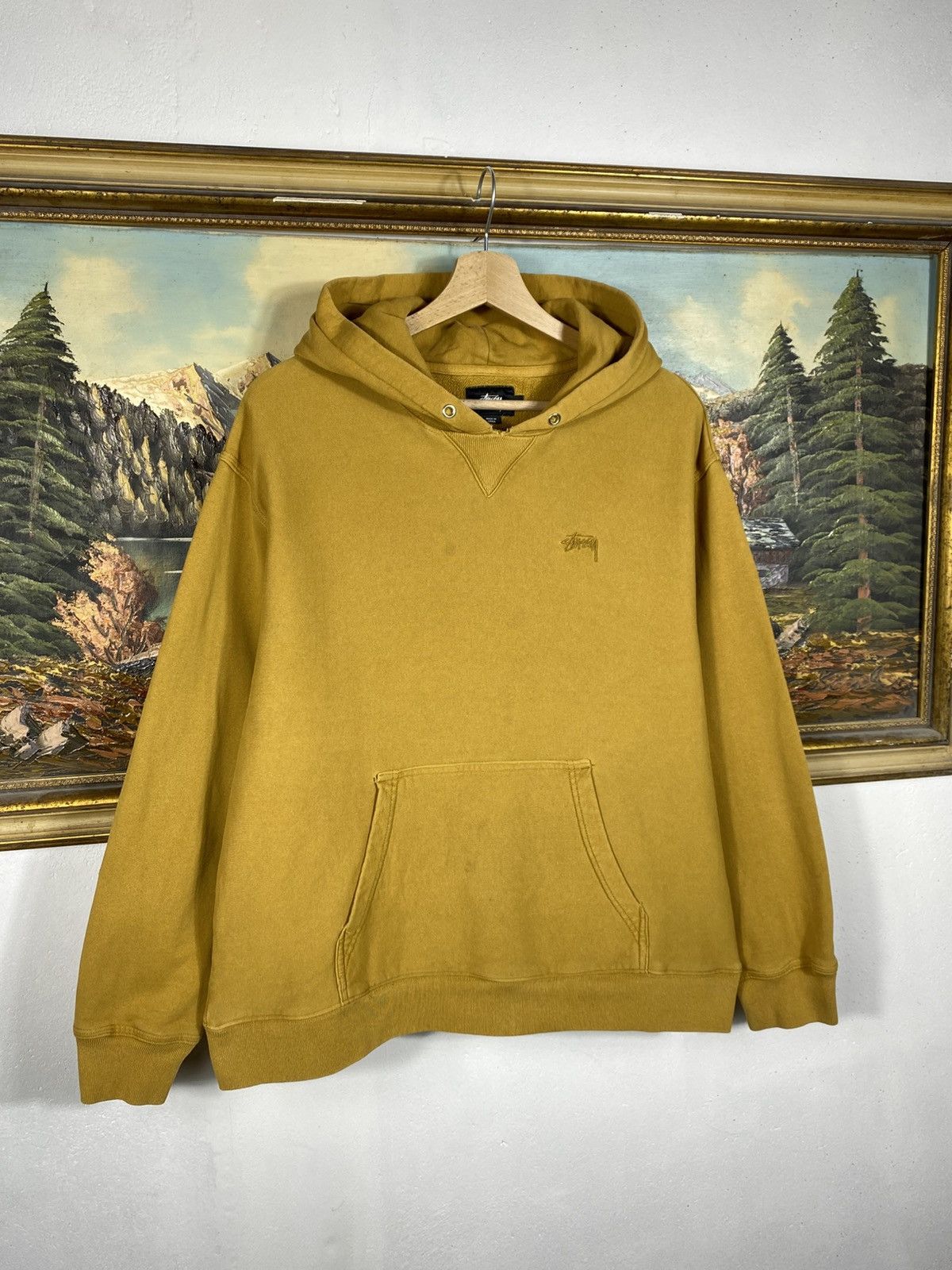 Stussy × Vintage Stussy Baggy Loose Vintage Y2k Hoodie Sweatshirt Skate Drip Size US L / EU 52-54 / 3 - 3 Thumbnail