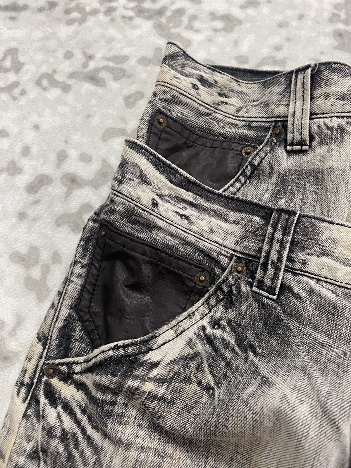 Japanese Brand 2000s JAPAN DOUBLE WAIST JEANS DENIM PUNK GRUNGE LGB Size US 32 / EU 48 - 7 Thumbnail