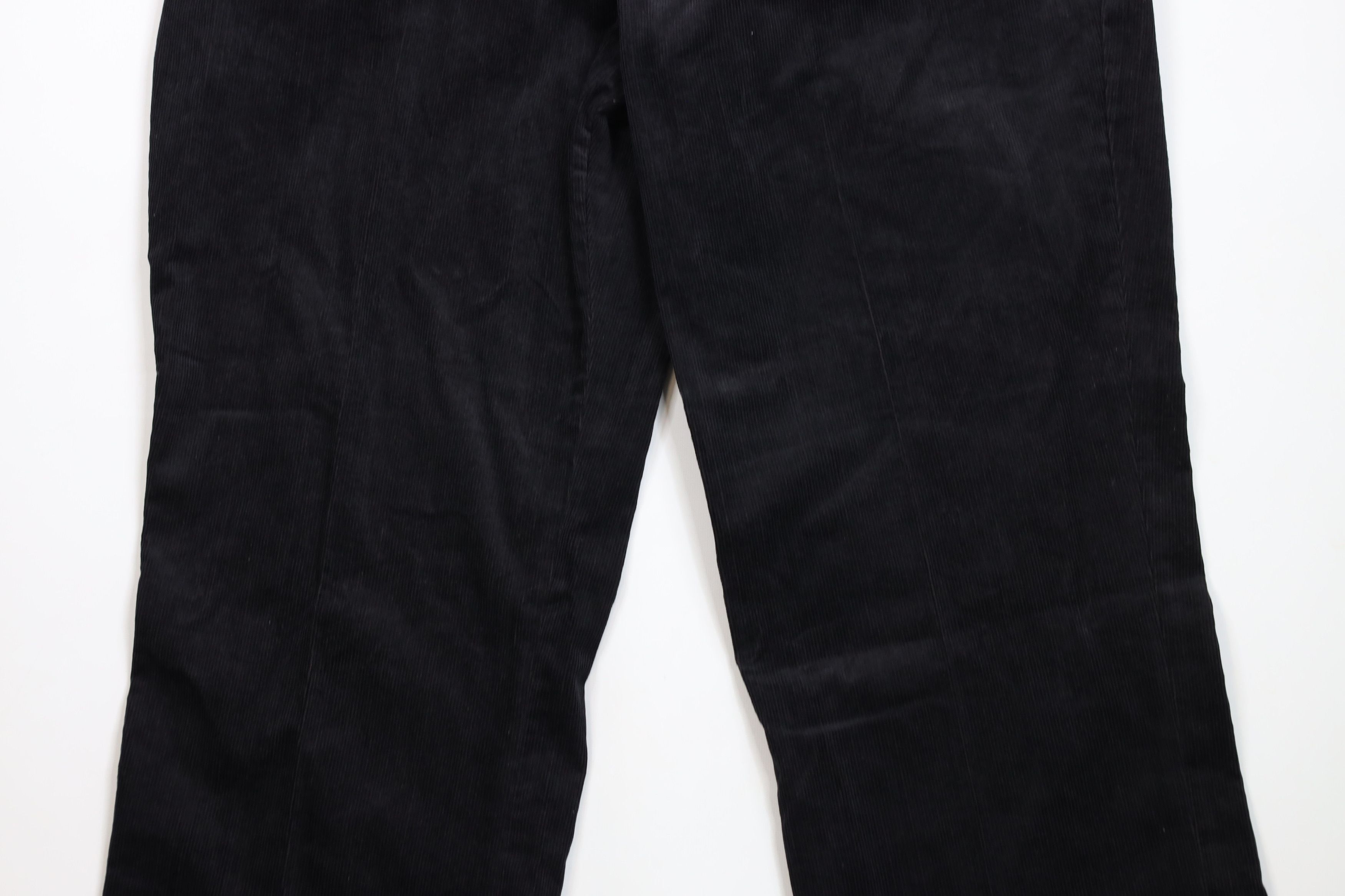 Vintage Vintage 90s Streetwear Wide Leg Corduroy Chino Pants Black Size US 38 / EU 54 - 3 Thumbnail
