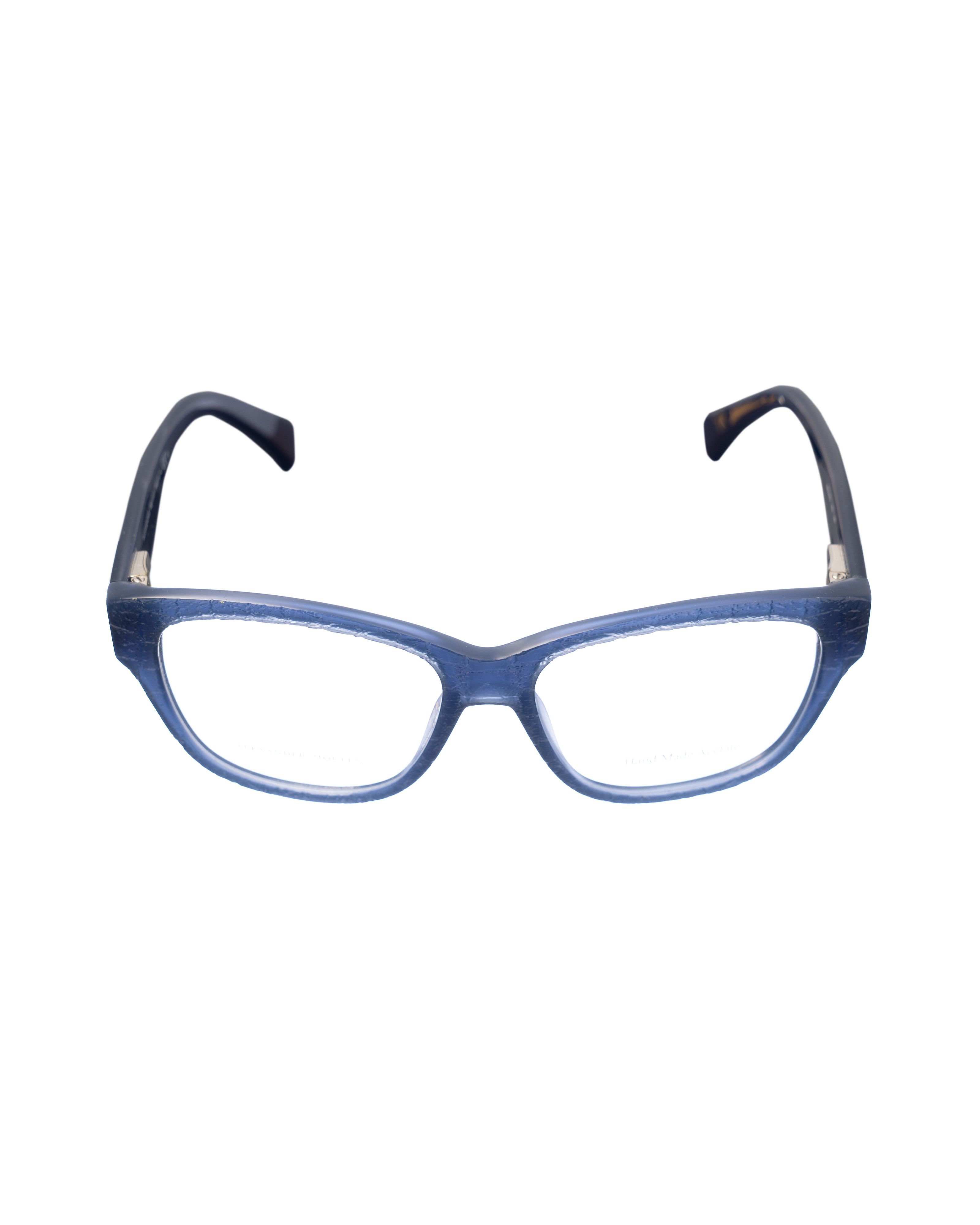 Alexander McQueen Alexander McQueen '90s Cobalt Blue Oversized Glasses Size ONE SIZE - 2 Thumbnail
