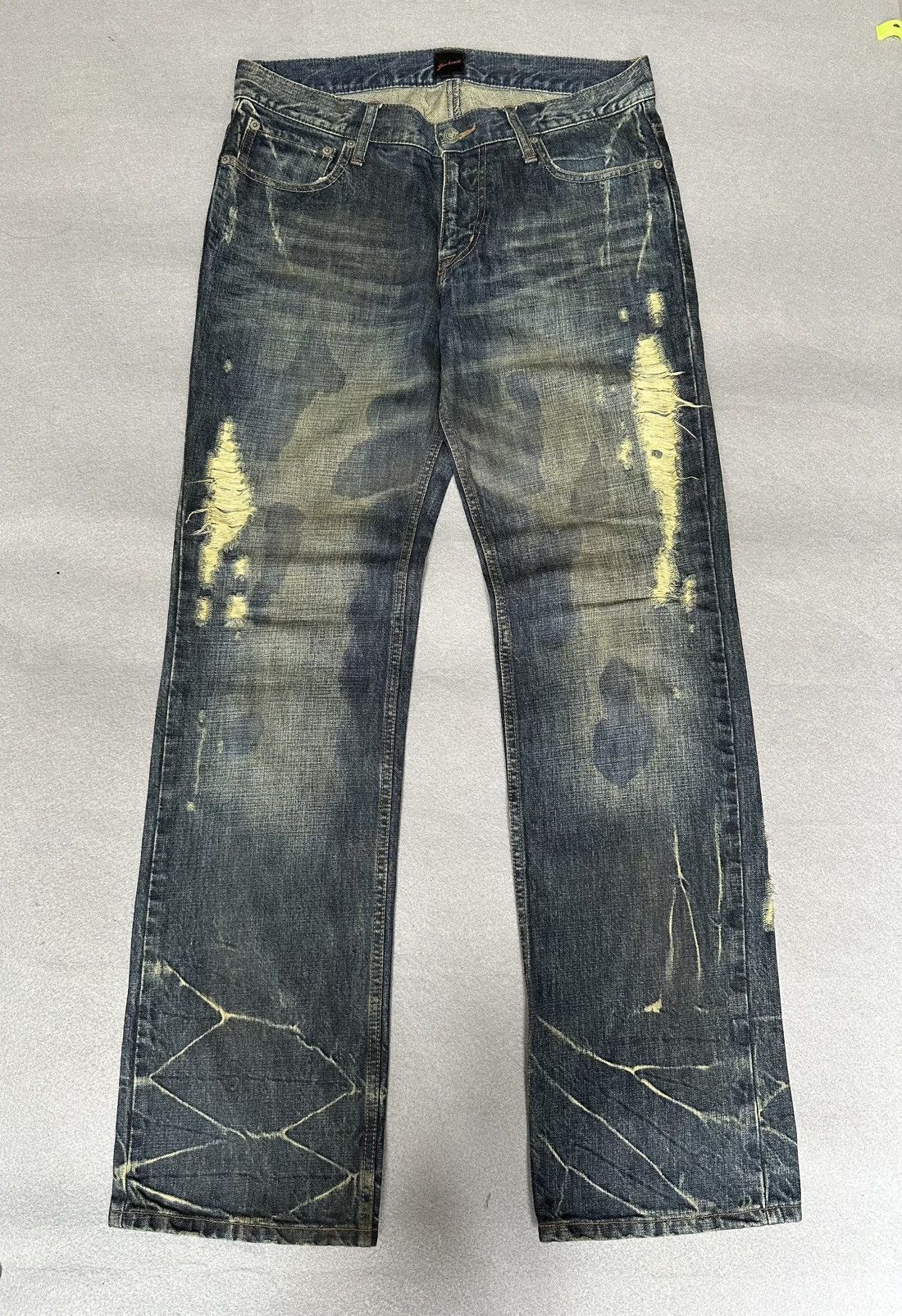 JACKROSE Jack Rose Japan Distressed Denim Size US 32 / EU 48 - 1 Thumbnail
