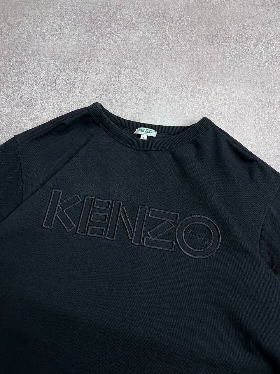 Kenzo × Vintage Vintage Kenzo Big Logo Spellout Sweatshirt L Size US L / EU 52-54 / 3 - 3 Thumbnail