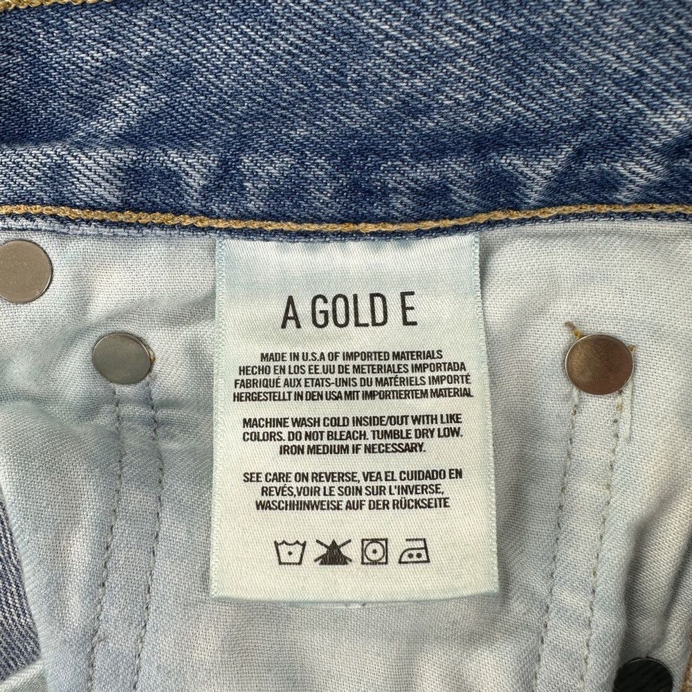 Agolde Agolde Ripped Straight Leg Jeans Women’s Size 25 US Size 25" / US 0 / IT 36 - 8 Thumbnail