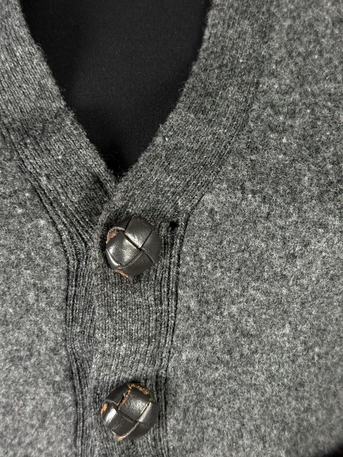 Maison Margiela Maison Margiela Wool Short Sleeve Cardigan Sweater Size S / US 4 / IT 40 - 6 Thumbnail