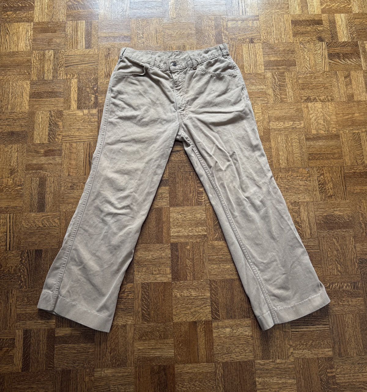 Levi's Vintage 70s Levi's Khaki Pants Size US 32 / EU 48 - 3 Thumbnail