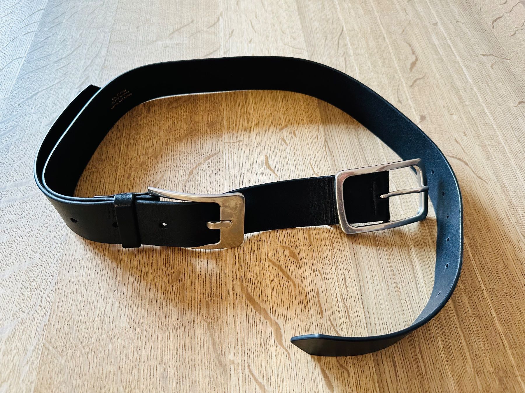 Dries Van Noten Rare Dries Van Noten Black Double Belt | Grailed