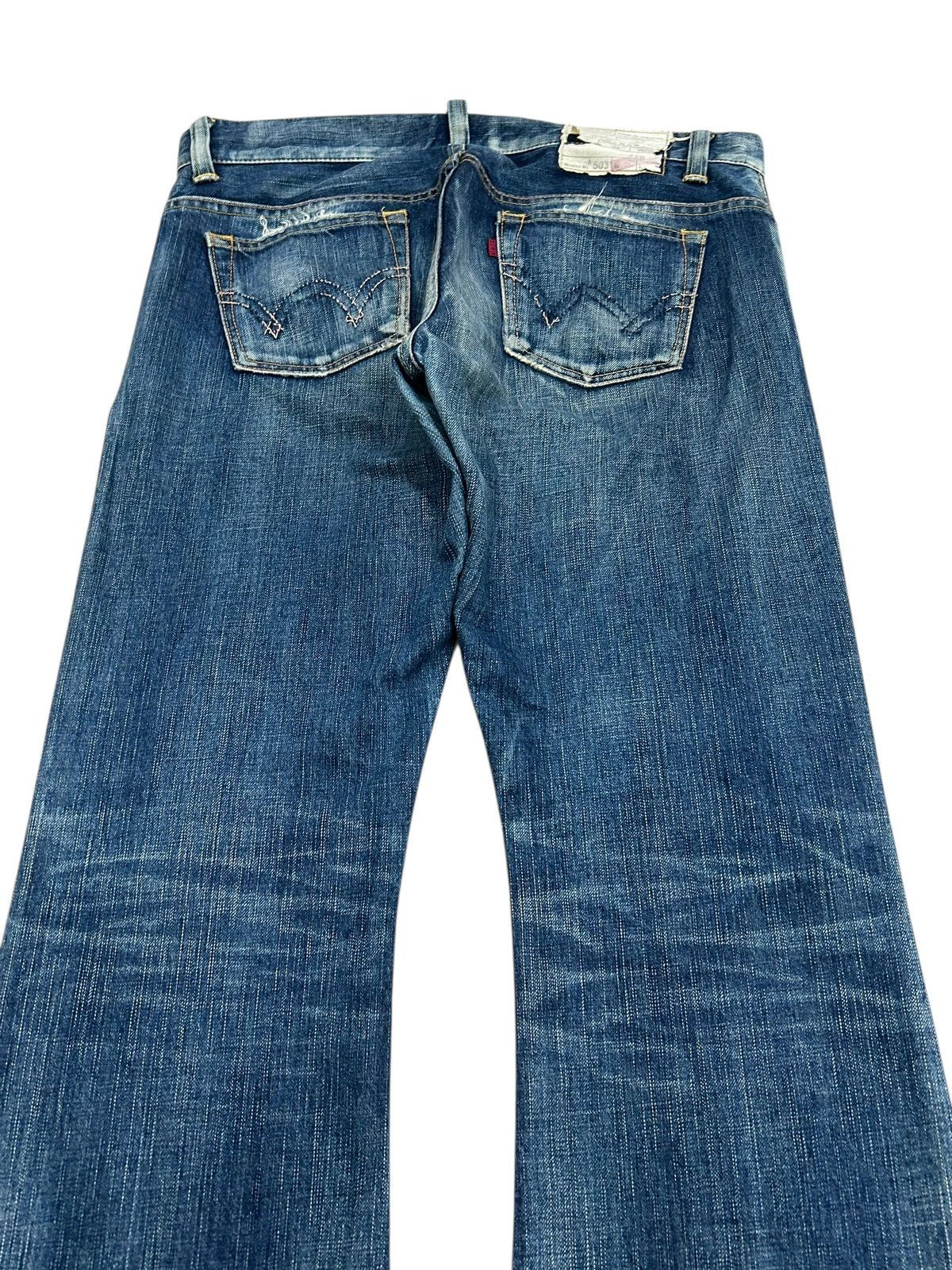 Tornado Mart 90s Flared Edwin 503 Japan Blue Way Unisex Size US 33 - 8 Thumbnail