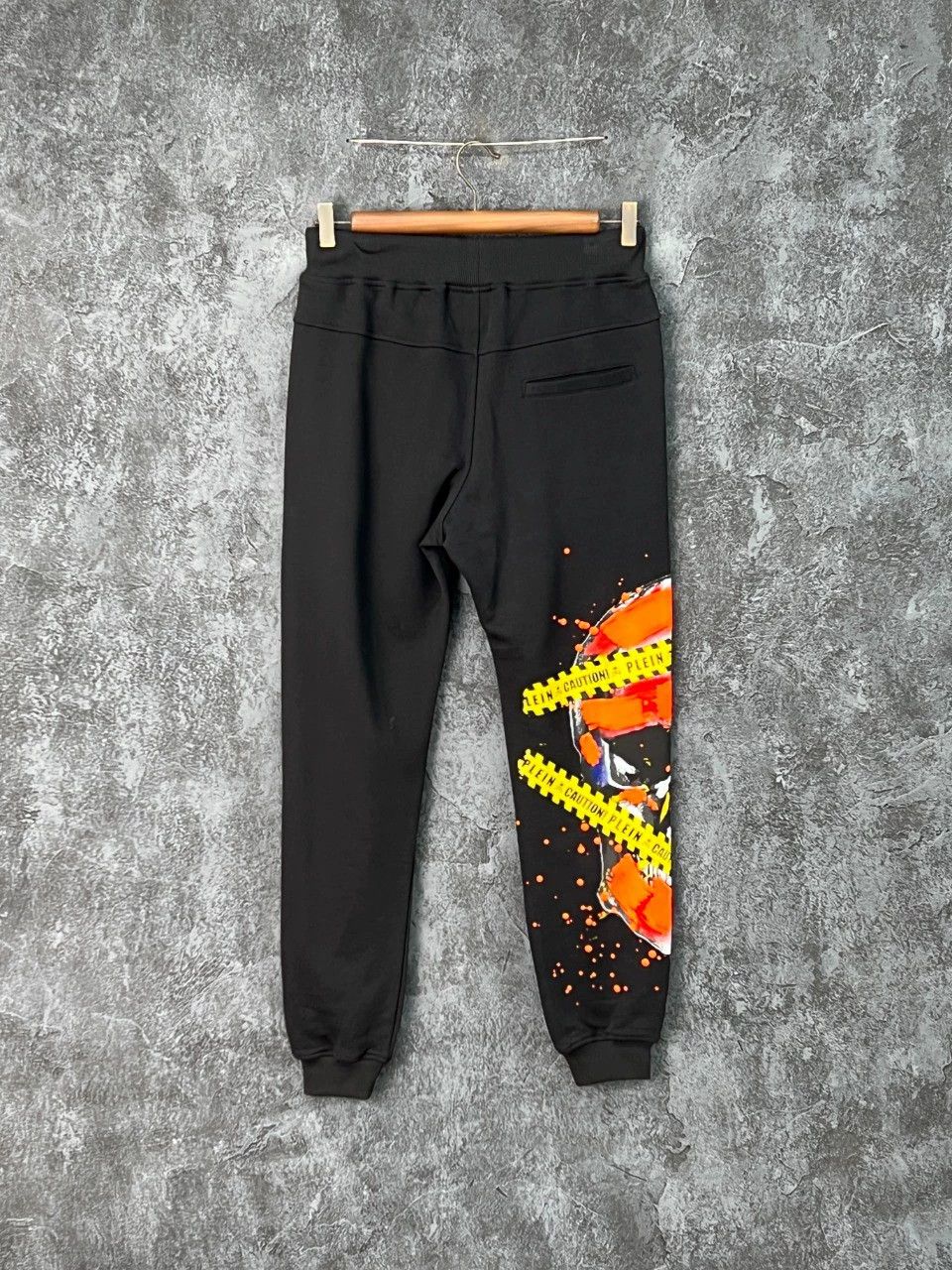Philipp Plein PP Skull Print Cotton Sweatpants Size US 35 - 2 Thumbnail