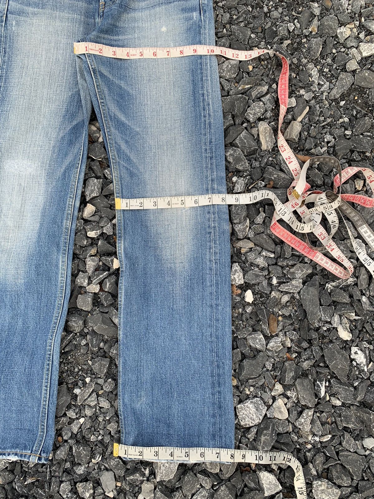Other JAPANESE BRAND MACPHEE SELVEDGE BUTTON FLY DISTRESSED DENIM Size US 31 - 19 Thumbnail