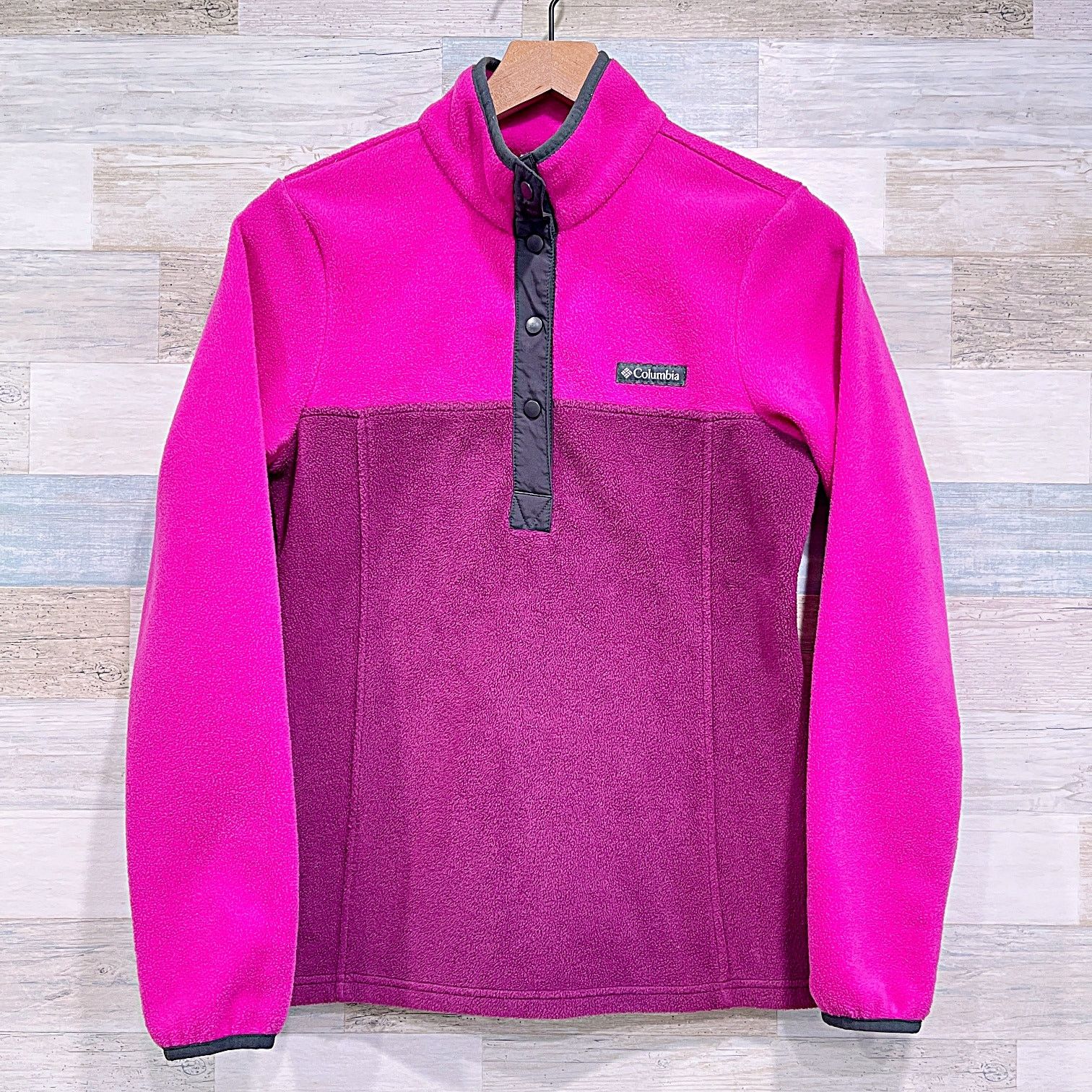 Columbia Columbia Three Lakes Colorblock Fleece Pullover Pink XS Size XS / US 0-2 / IT 36-38 - 1 Thumbnail