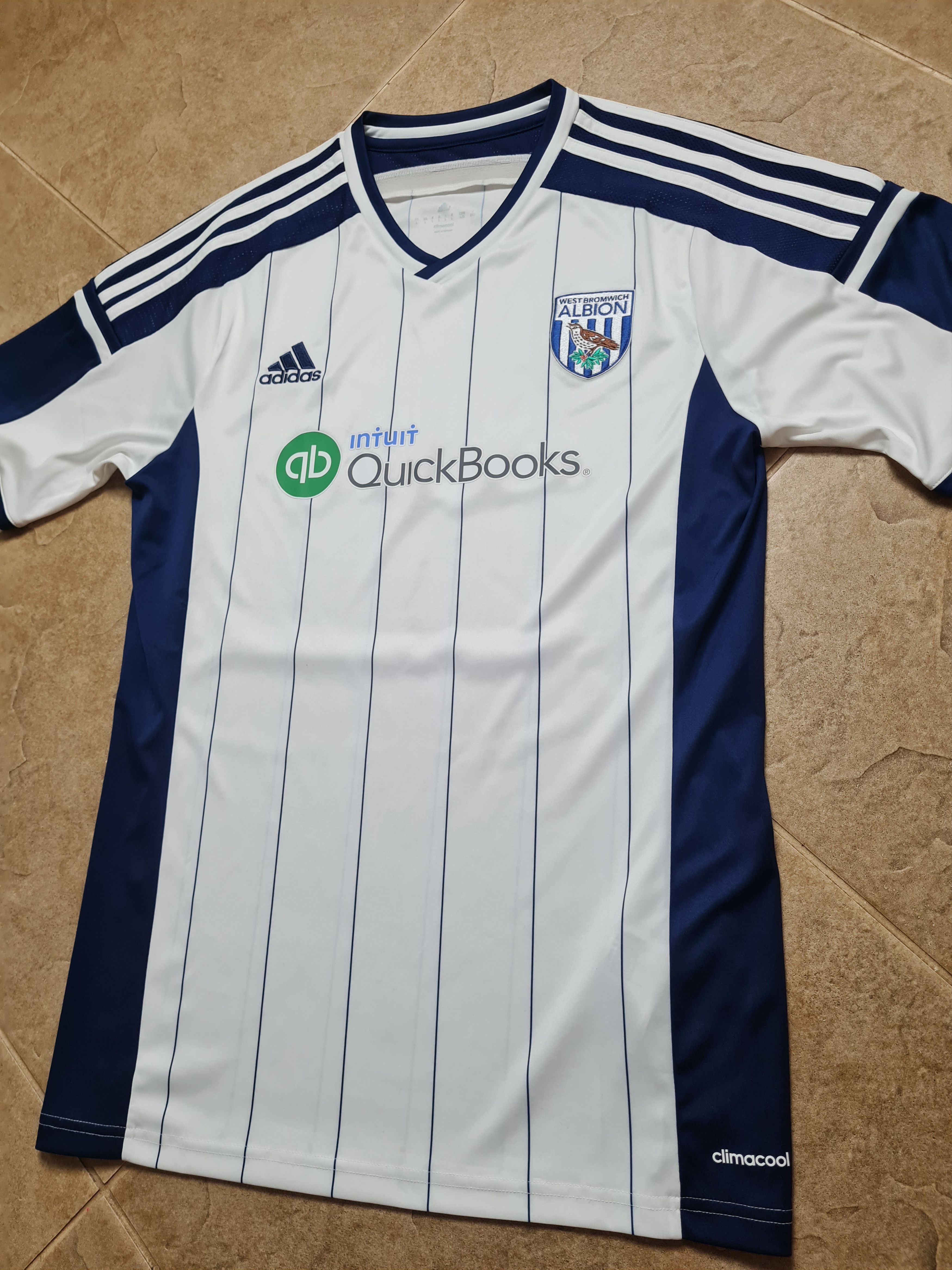 Adidas Jersey Adidas West Bromwich Albion WBA 2014-15 Soccer Shirt Size US L / EU 52-54 / 3 - 7 Thumbnail