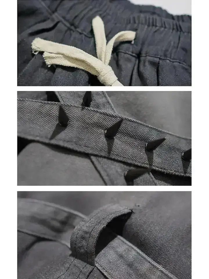 Japanese Brand Vintage Hip Hop Denim Trousers Male Oversize Flare Pants Size US 32 / EU 48 - 6 Thumbnail