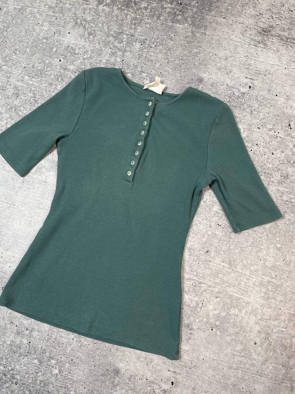 Sezane Sezane Button Long Sleeve Babydoll Top Shirt Y2K Size XS / US 0-2 / IT 36-38 - 3 Thumbnail