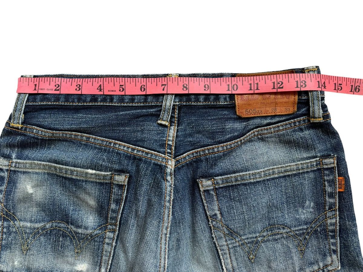 Edwin Vintage Edwin 505zx Distressed Selvedge Jeans Size US 28 / EU 44 - 19 Thumbnail