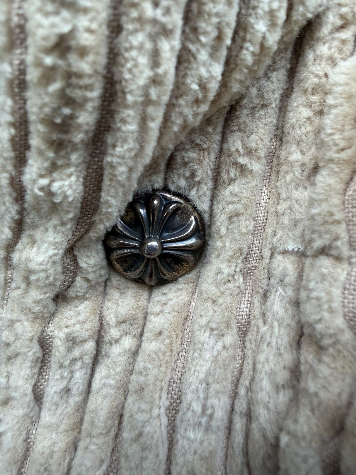 Chrome Hearts Matty Boy Leather Lips Patch Corduroy Down Jacket Size US S / EU 44-46 / 1 - 6 Thumbnail