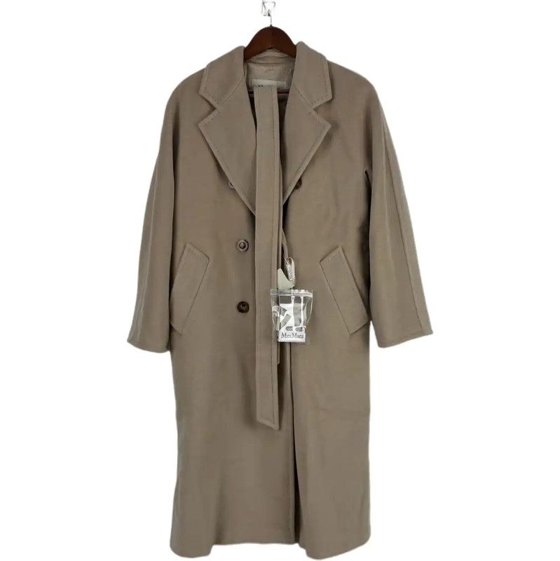 Max Mara MaxMara Elegant Light Gray Women's Overcoat 0089 Size M / US 6-8 / IT 42-44 - 1 Thumbnail