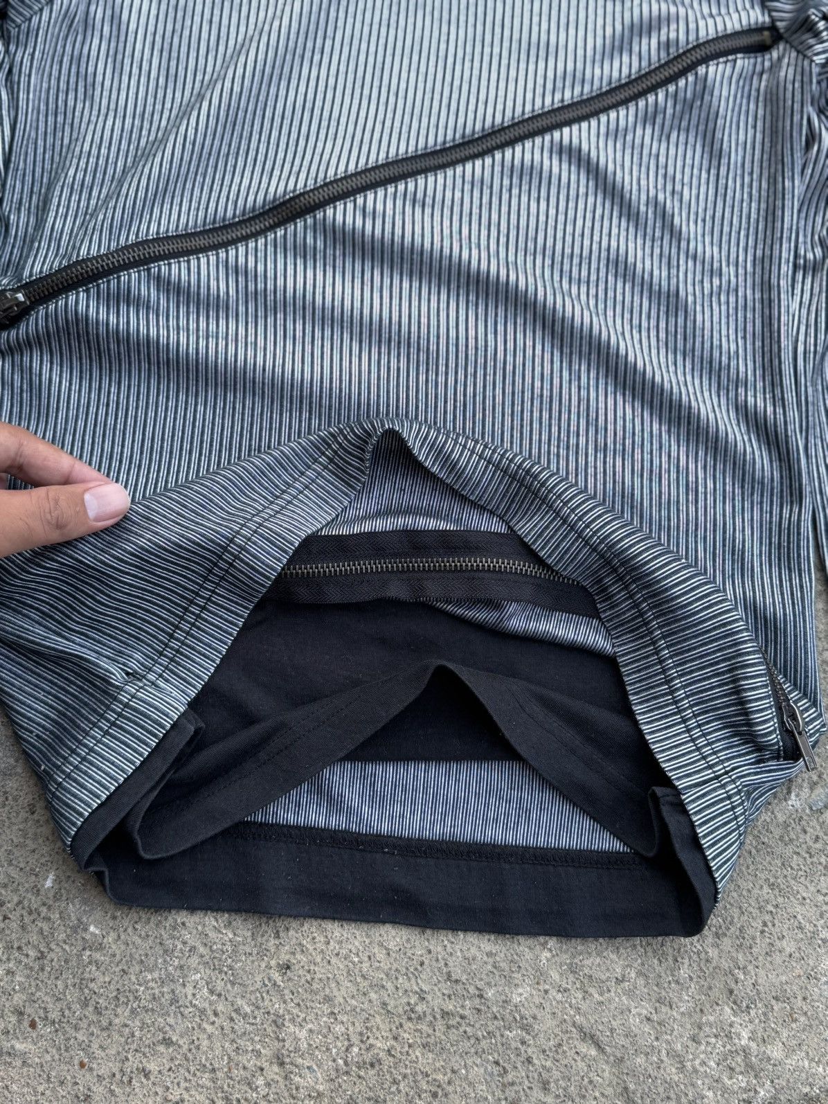 Japanese Brand Semanticdesign Archived Zipper Double Layers Long Sleeve Size US M / EU 48-50 / 2 - 6 Thumbnail
