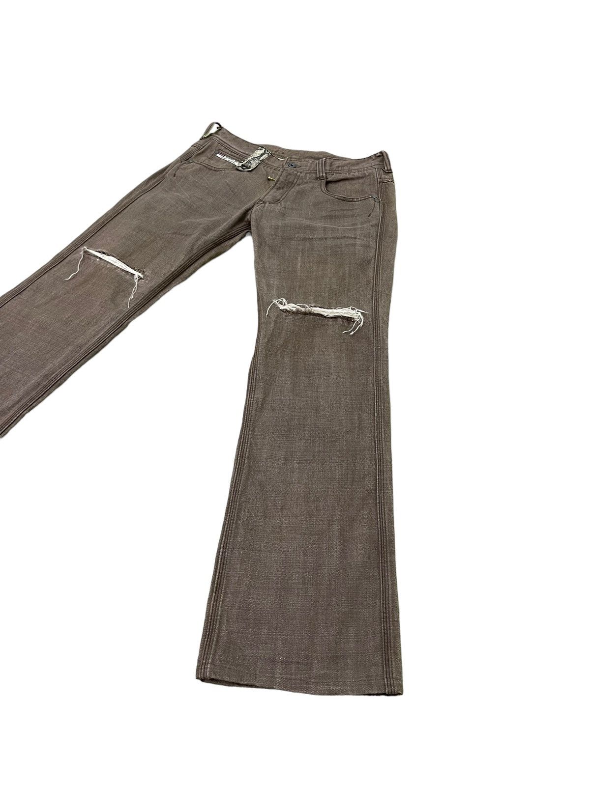 HIDEAWAYS Slim Jeans Nicole Club Python Distress 8🟦0 Size US 32 / EU 48 - 11 Thumbnail
