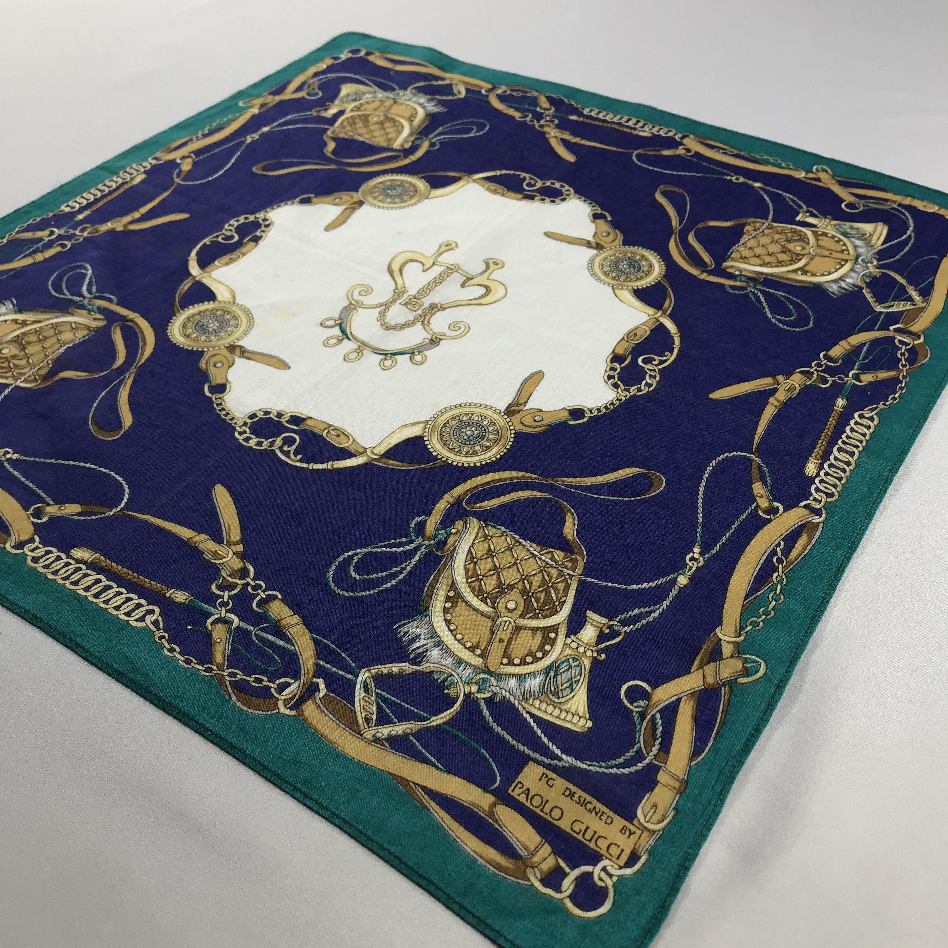 Paolo Gucci Paolo Gucci Handkerchief / Bandana / Neckerchief C536 Size ONE SIZE - 6 Thumbnail