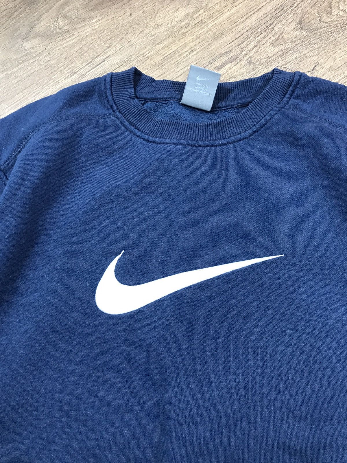 Nike × Vintage Vintage Nike Big Logo Sweatshirt Size US L / EU 52-54 / 3 - 4 Thumbnail