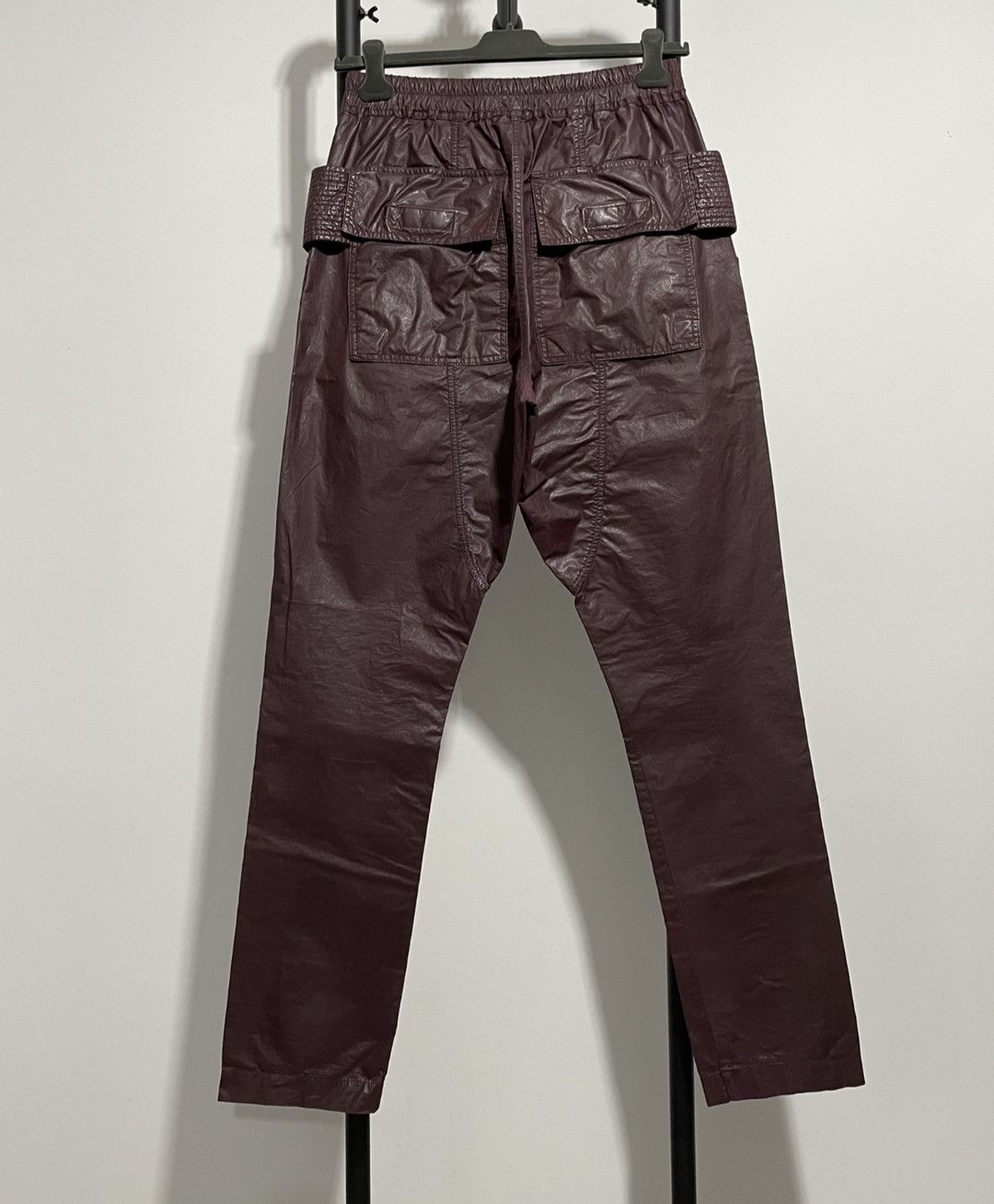 Rick Owens Rick owens wax-faced double-loop trousers Size US 28 / EU 44 - 2 Thumbnail