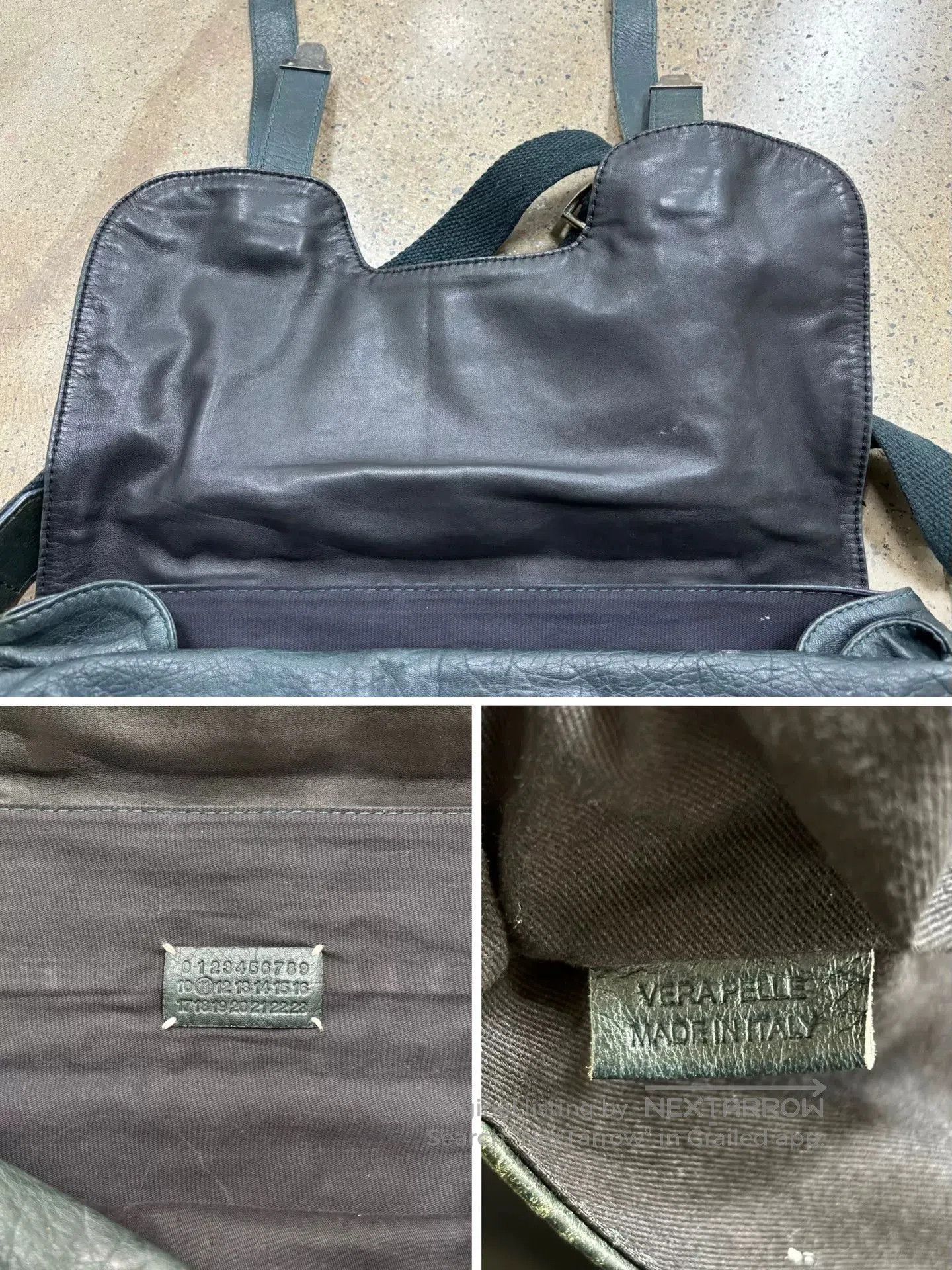 Maison Margiela Maison Margiela Mail Bag in Black Leather. Size ONE SIZE - 4 Thumbnail