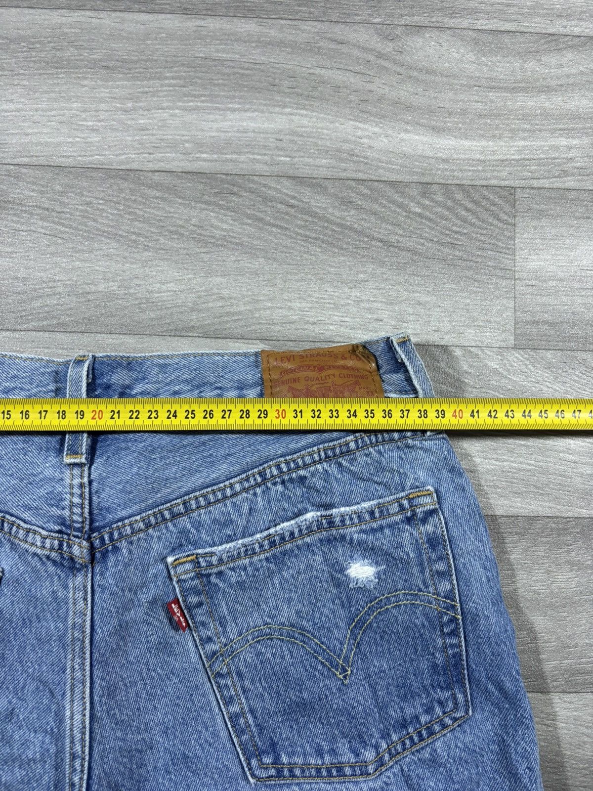 Levi's Short en jean Levi’s 501 - W28 FR38 | Bleu - Femme Size 27" / US 4 / IT 40 - 6 Thumbnail