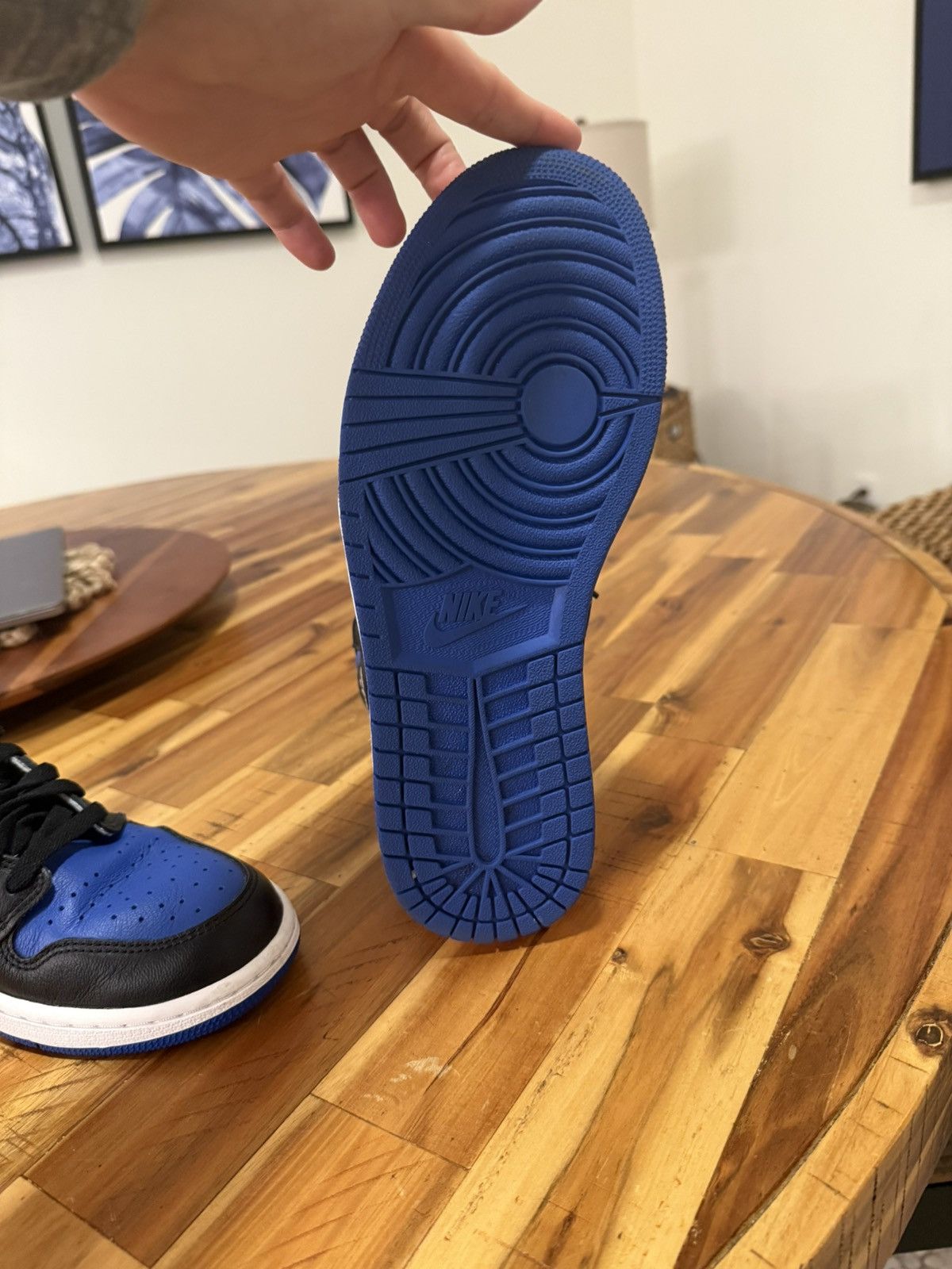 Jordan Brand Air Jordan 1 Royal Toe Size US 10 / EU 43 - 5 Thumbnail