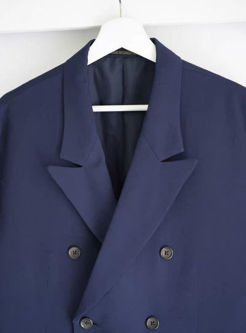Yohji Yamamoto Yohji Yamamoto 93SS Hidden Pocket Double-Breasted Blazer Size 40R - 4 Thumbnail