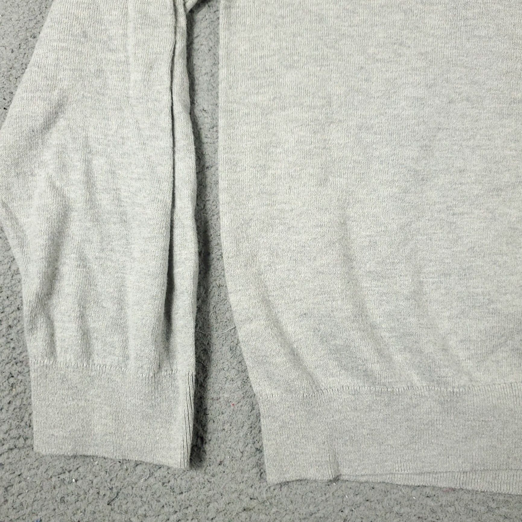 Nautica Nautica Mens Gray Knit Pullover Sweater XL Long Sleeve Crew Neck Cotton Size US XL / EU 56 / 4 - 3 Thumbnail
