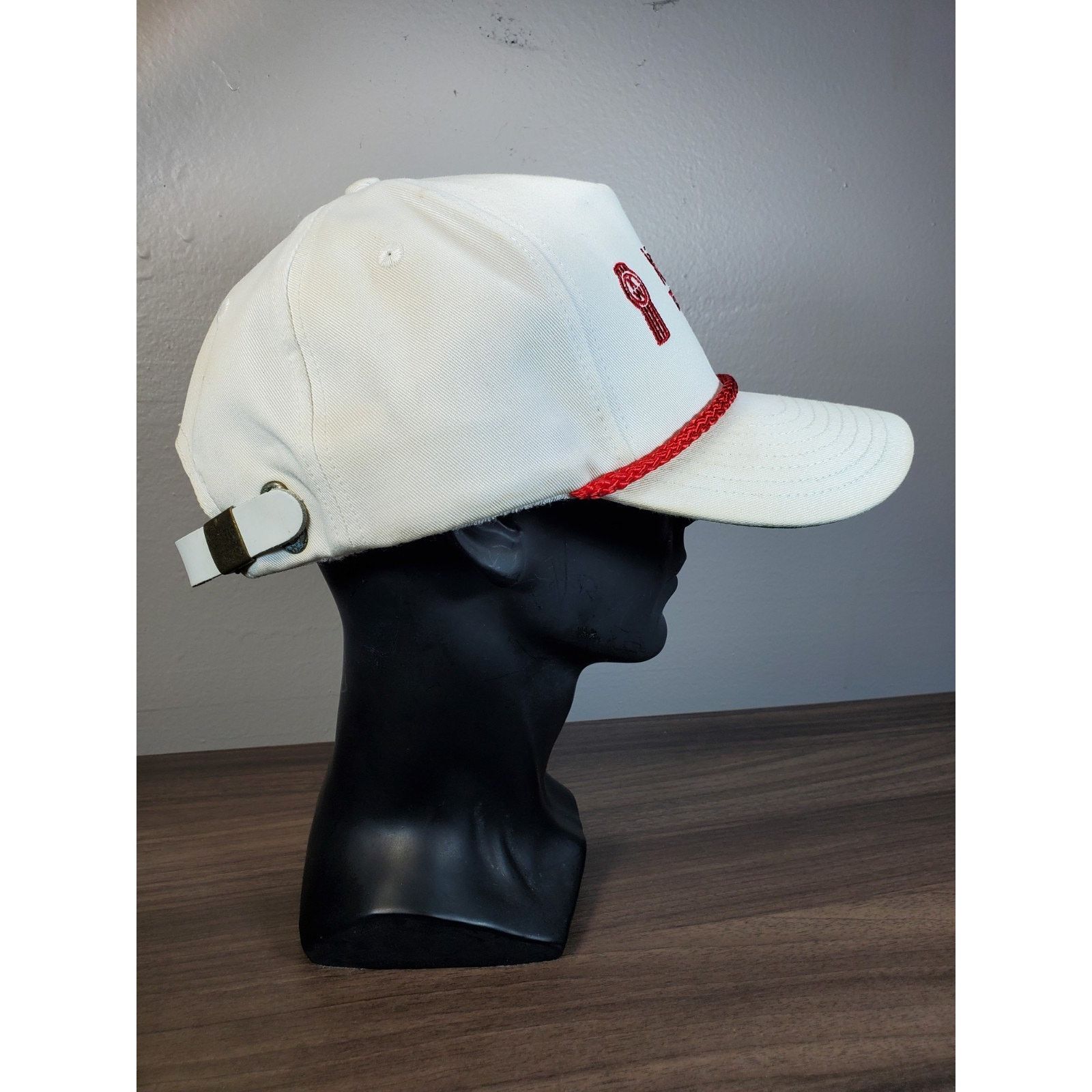 Vintage Kenworth Trucker Hat Strapback Embroidered Cap White Red Size ONE SIZE - 6 Thumbnail