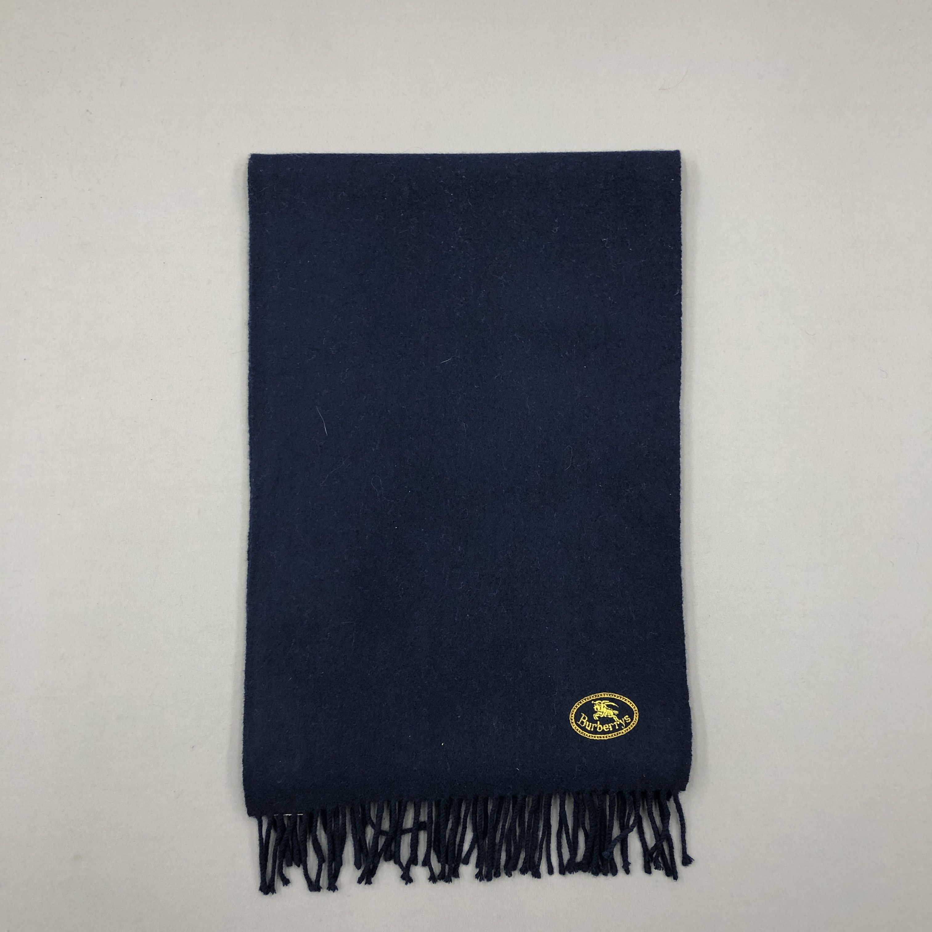 Burberry Vintage Burberry Scarf Muffler Wool Cashmere Scarves Size ONE SIZE - 2 Thumbnail