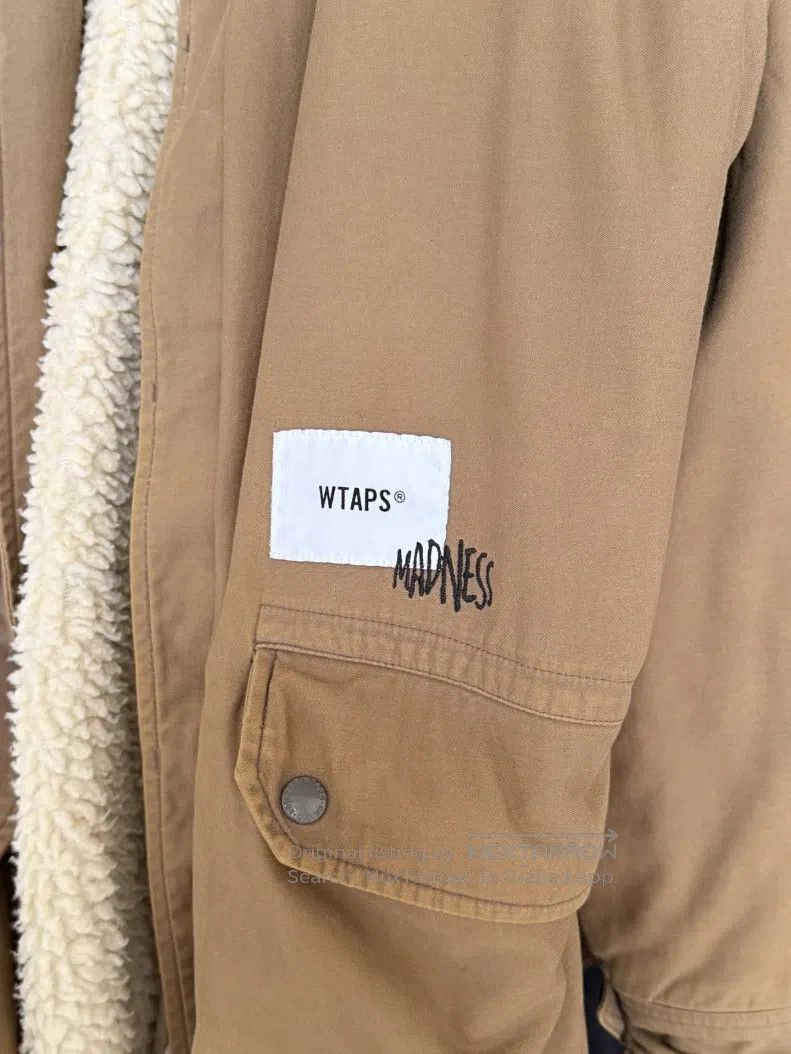 Wtaps Wtaps Collaboration Lamb Fur Military Style Overcoat Size US L / EU 52-54 / 3 - 8 Thumbnail