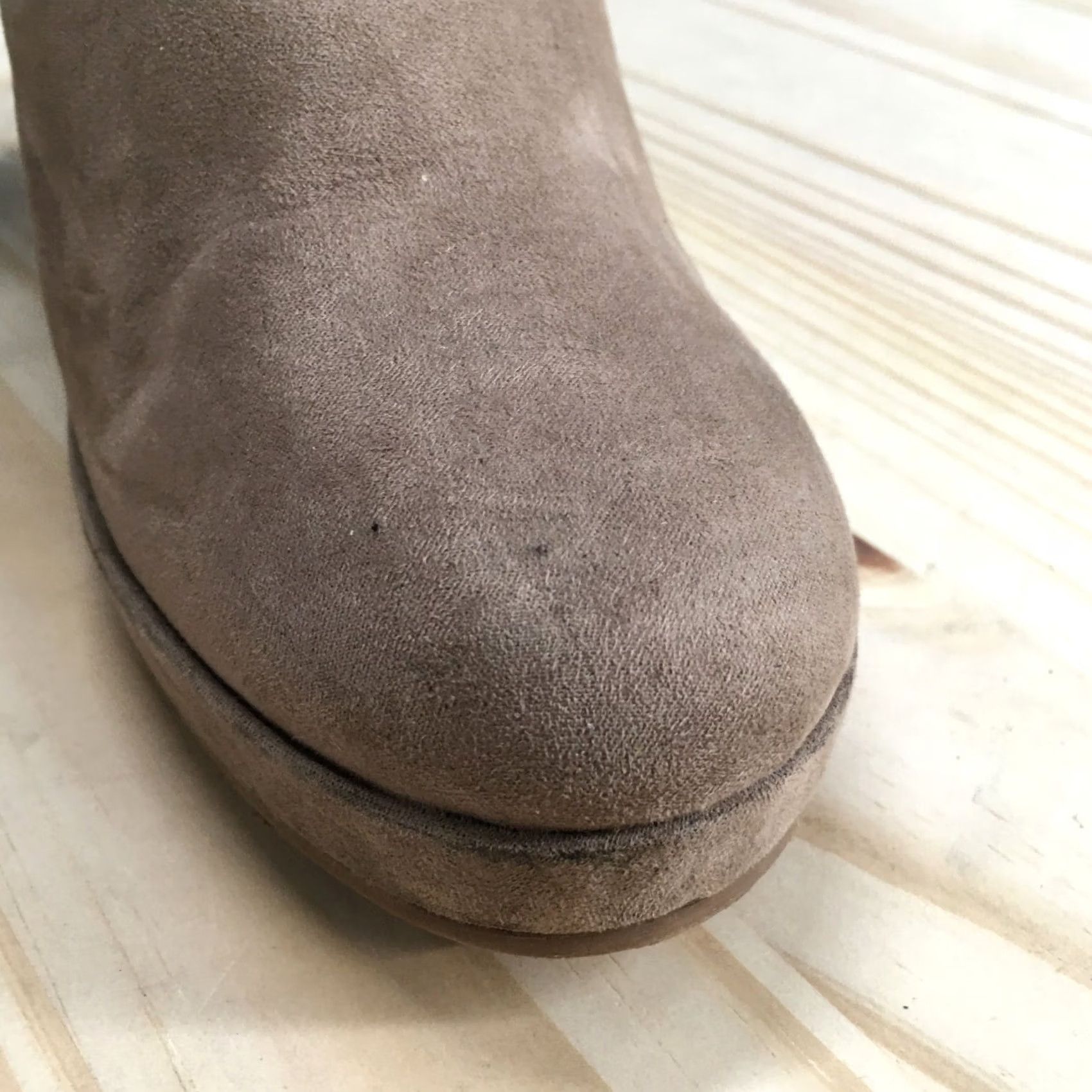 Dolce Vita Dolce Vita Boots Womens 8 Gael Desert Beige Round Toe Ankle Top Wedge Heels DV Shoes Classic Desert Boot Womens 8 Size M / US 6-8 / IT 42-44 - 5 Thumbnail