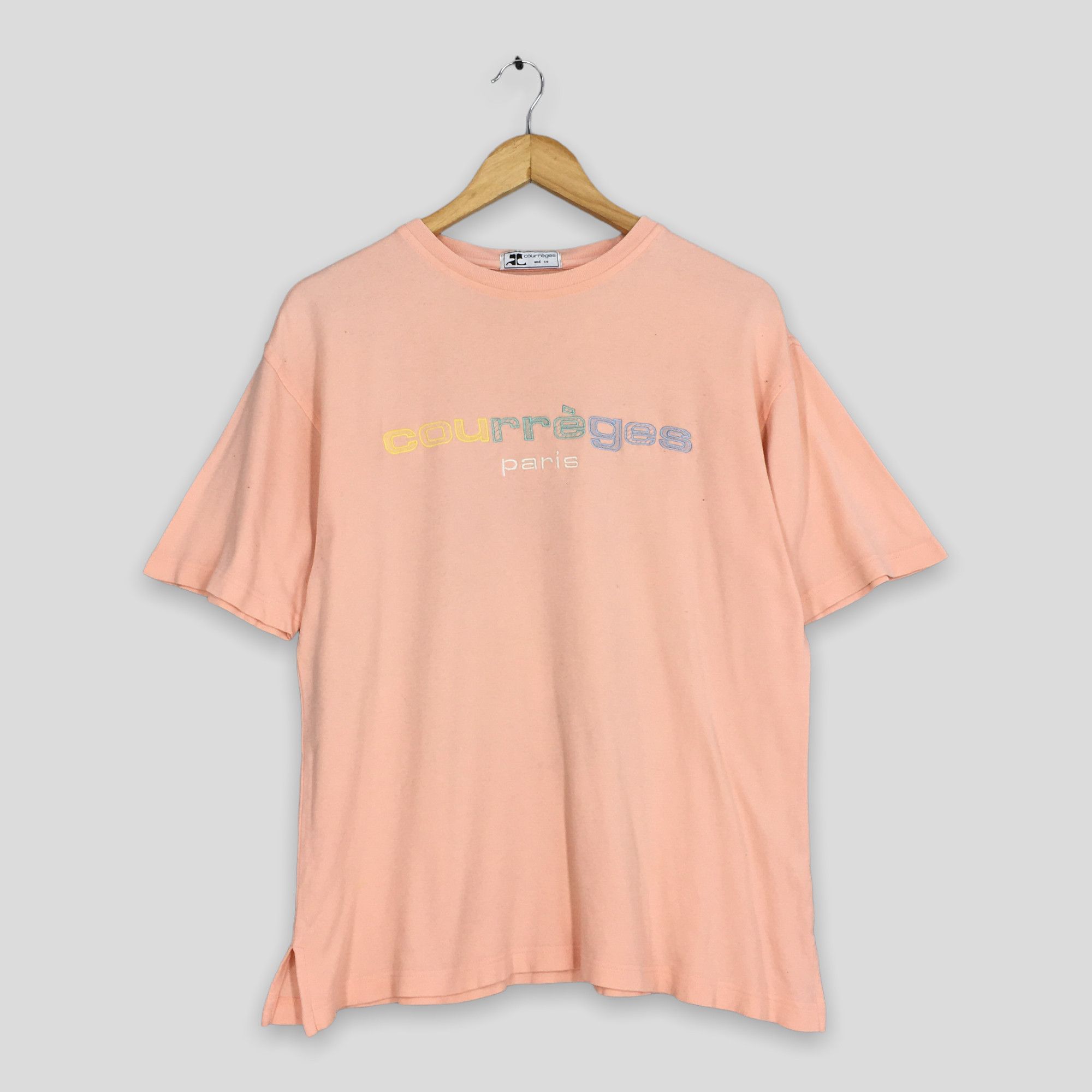 Courreges × Vintage Vintage 90's Courreges Paris T Shirt Medium Size US M / EU 48-50 / 2 - 1 Thumbnail