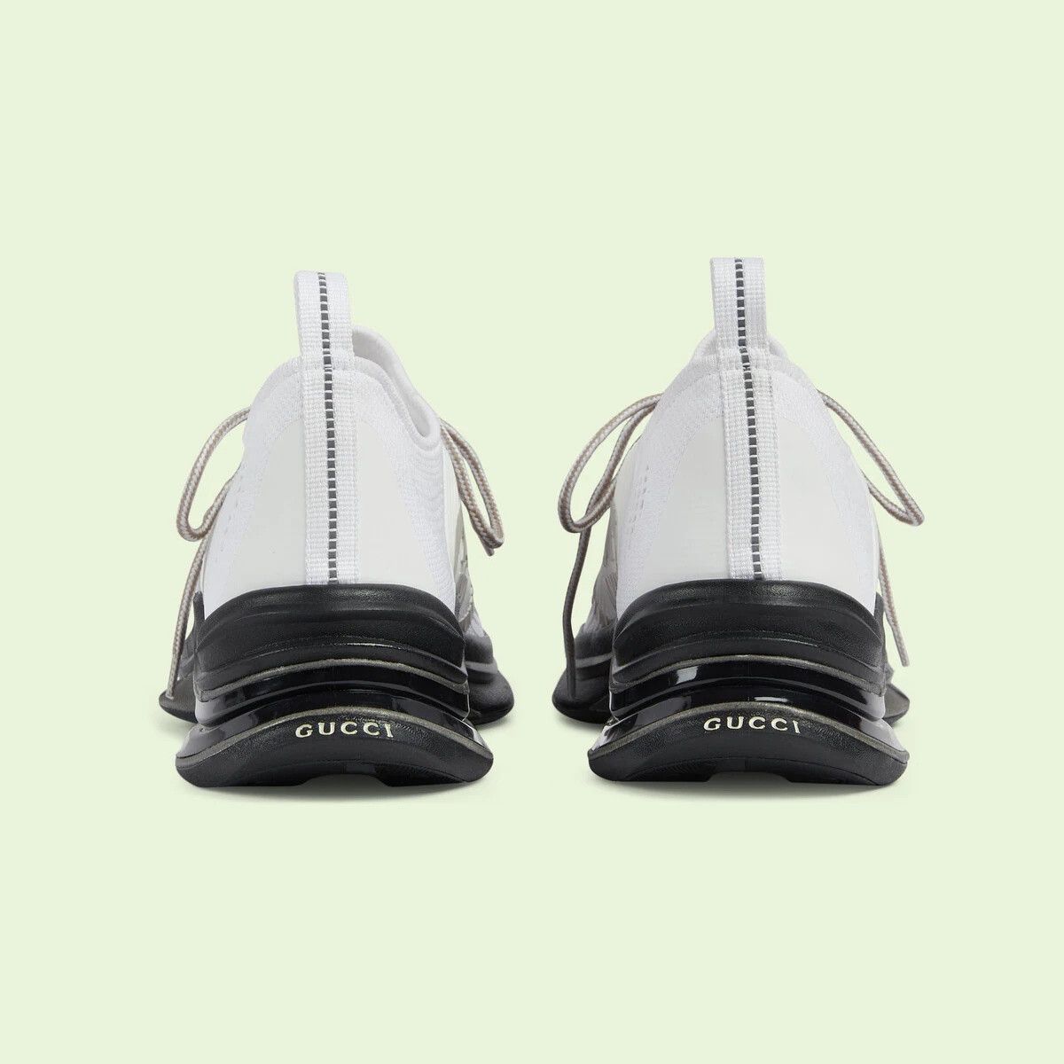 Gucci o1s1wg110125 Run Low-Top Sneakers in White Size US 12.5 / EU 45-46 - 3 Thumbnail
