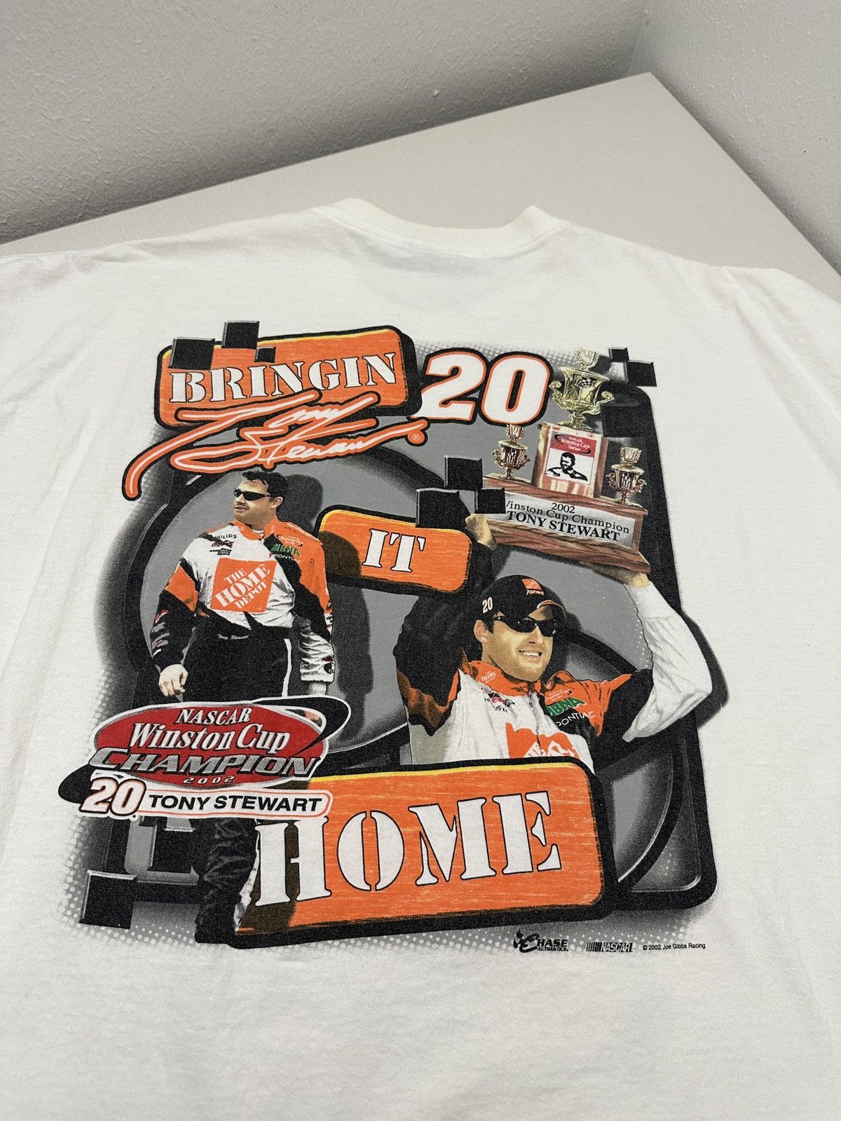 NASCAR Vintage 2002 Tony Stewart NASCAR TShirt Chase Authentics 2XL Size US XXL / EU 58 / 5 - 6 Thumbnail