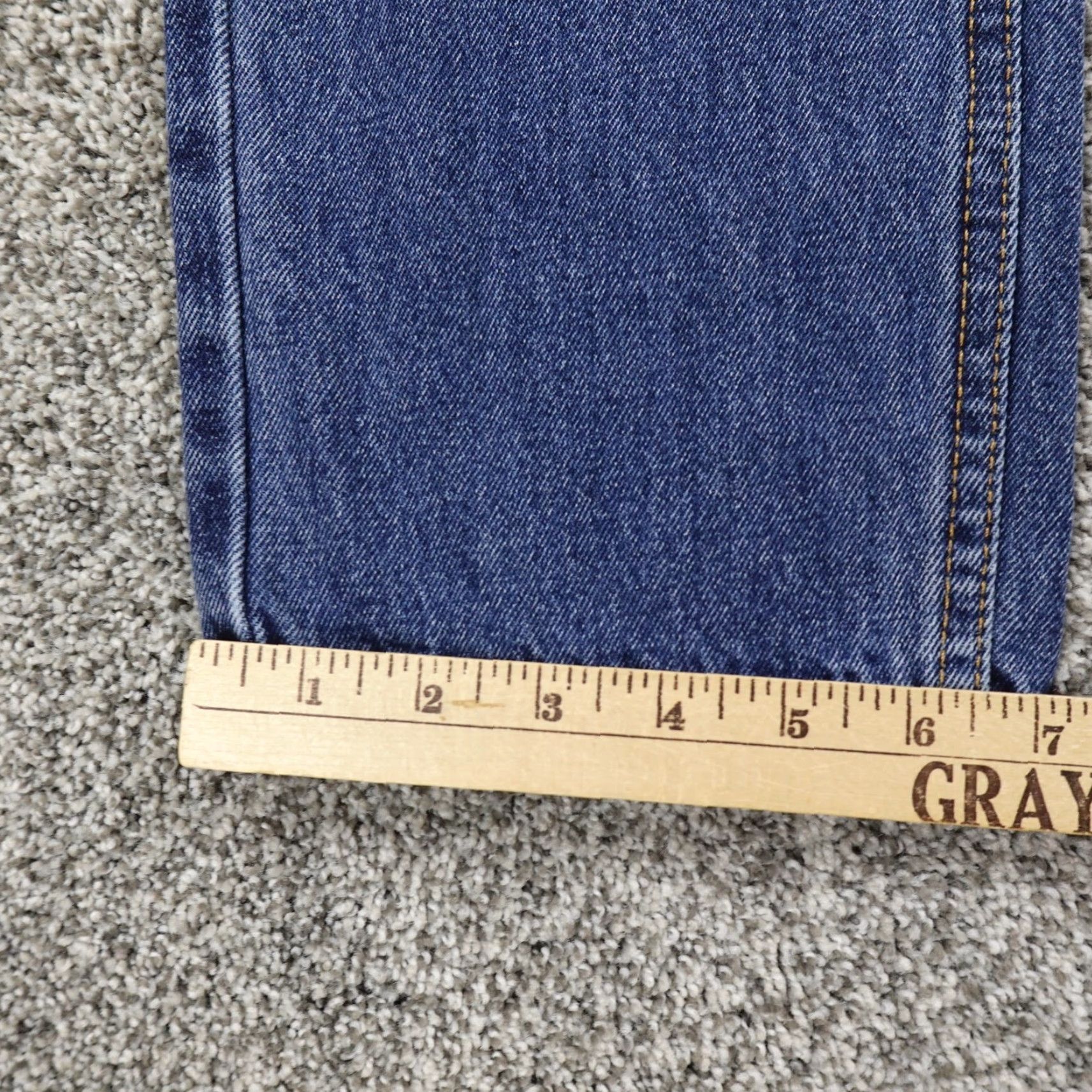 Levi's Levi's Jeans 505 Straight Denim Blue 30X30 Mens Regular Cotton Jeans Size US 30 / EU 46 - 2 Thumbnail