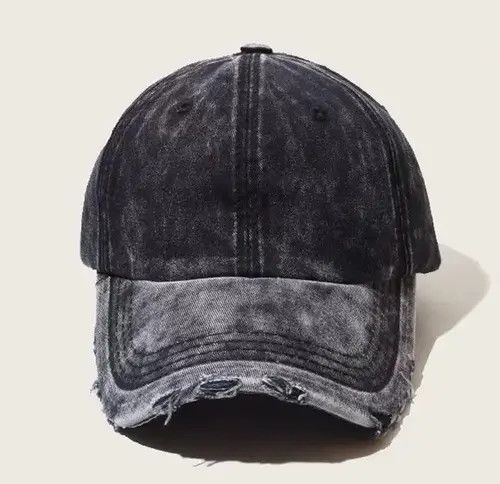 Japanese Brand Utility grunge tie dye distressed ripped cap Size ONE SIZE - 3 Thumbnail