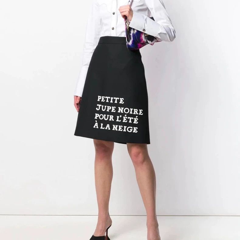Gucci Gucci Letter-printed skirt 2504-Nextarrow Size 25" / US 0 / IT 36 - 7 Thumbnail